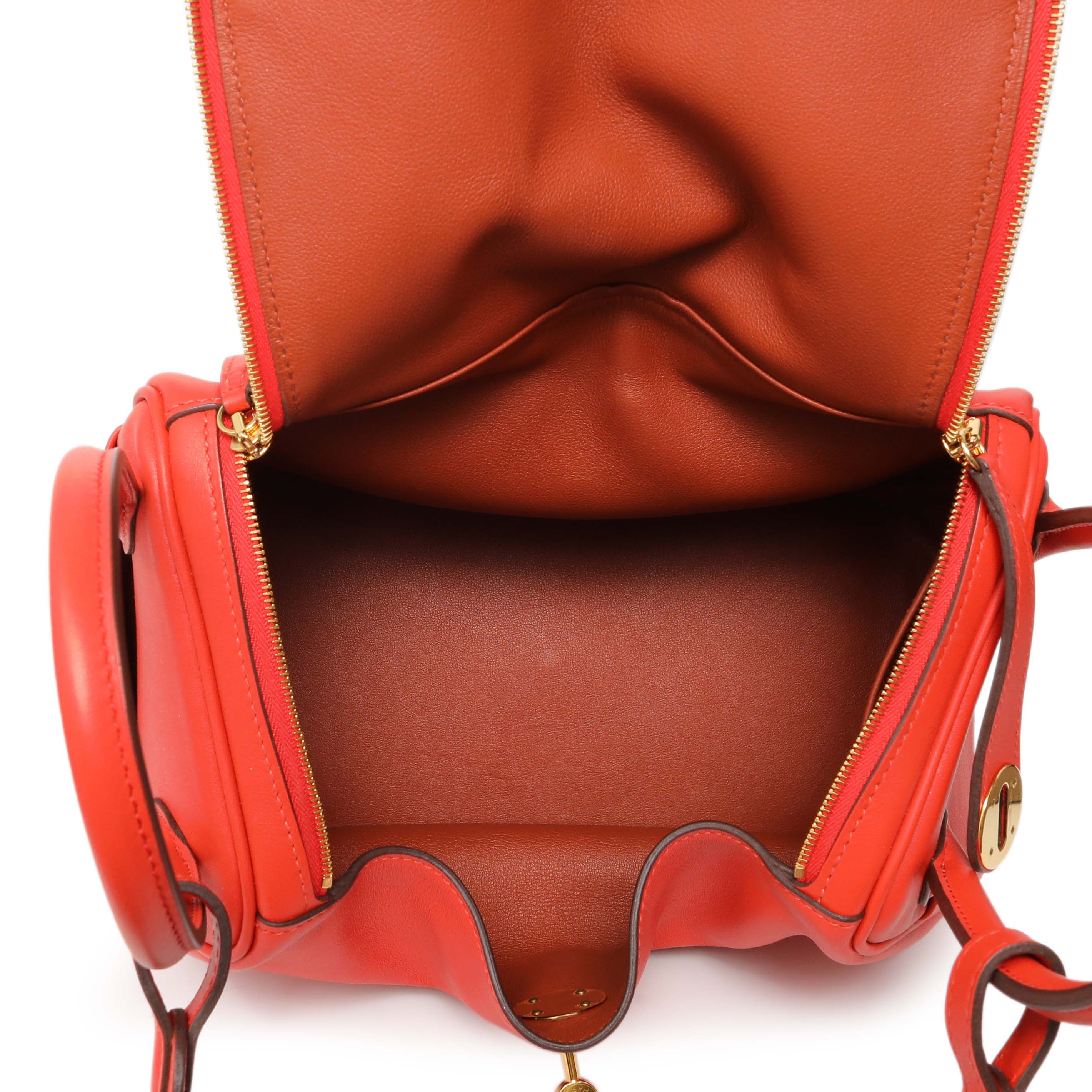 Hermes Rouge Tomate Swift Lindy 26 - Image 4
