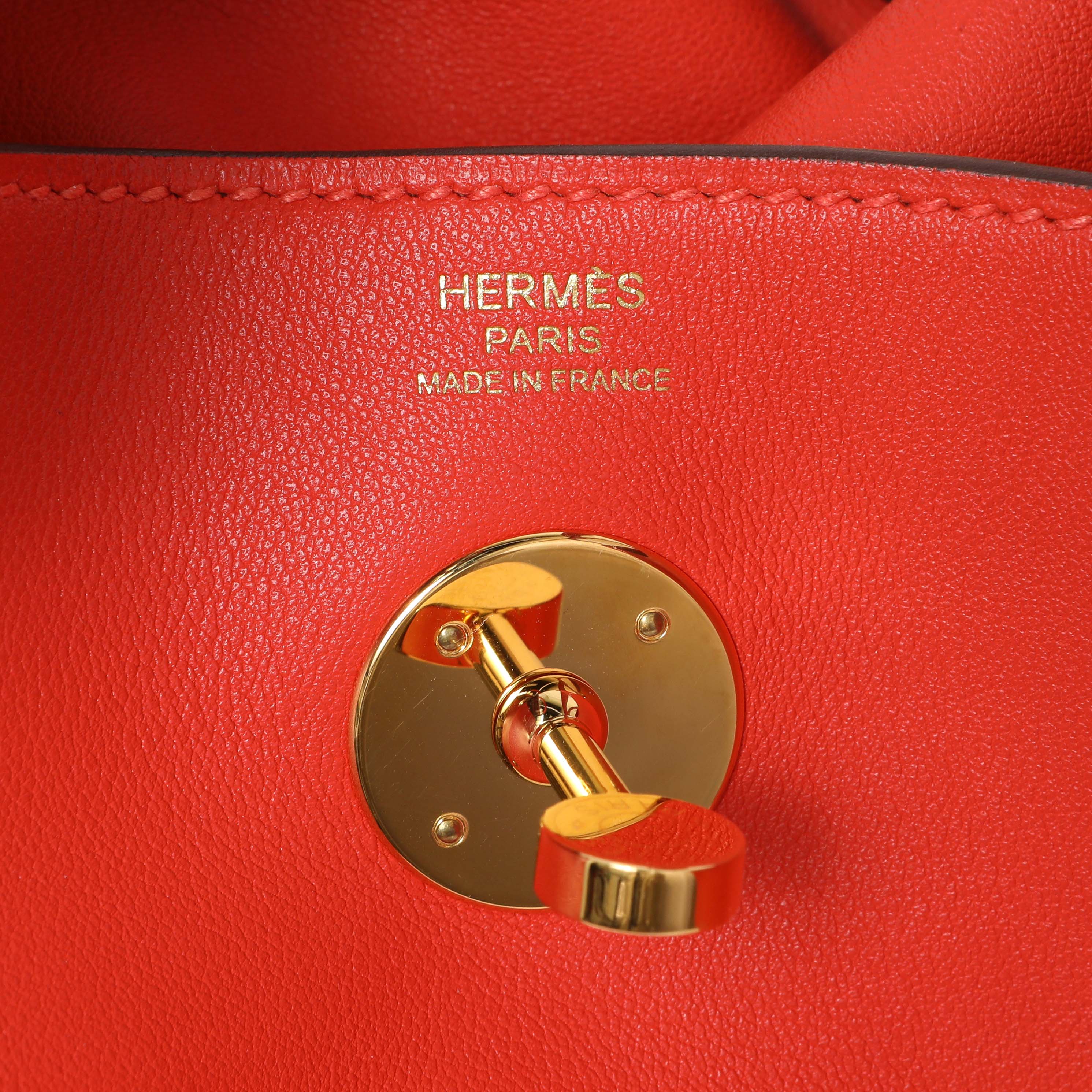 Hermes Rouge Tomate Swift Lindy 26 - Image 5