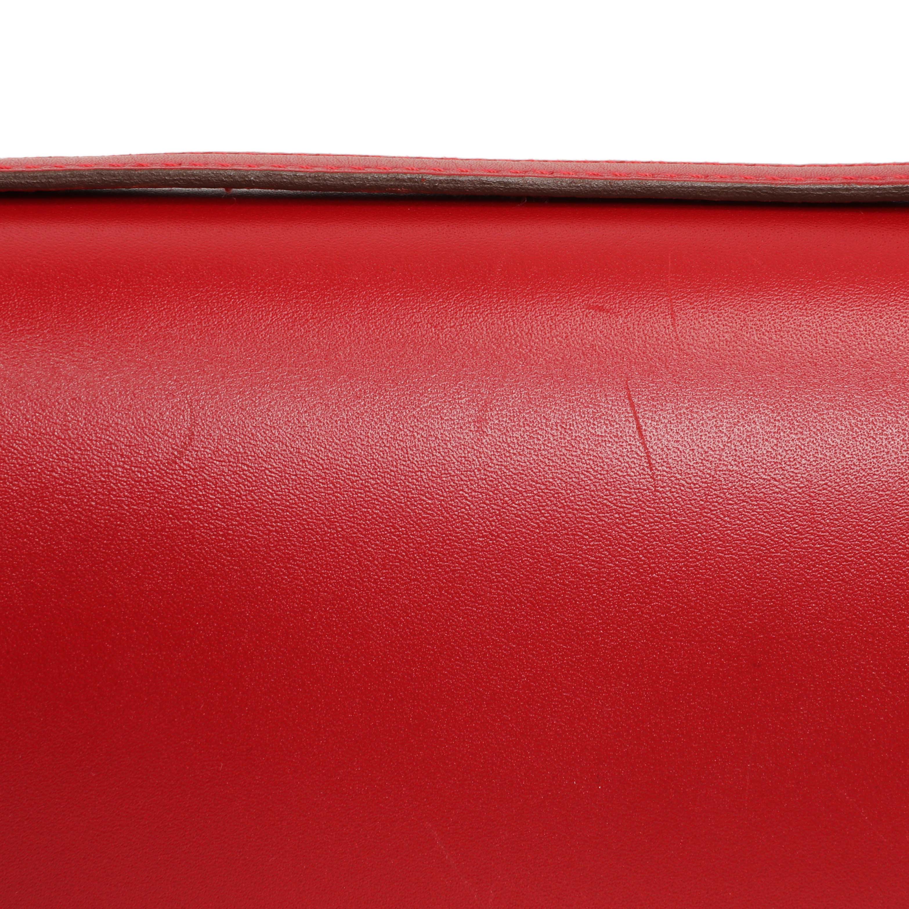 Hermes Rouge Vif Tadelakt Constance 18 - Image 8