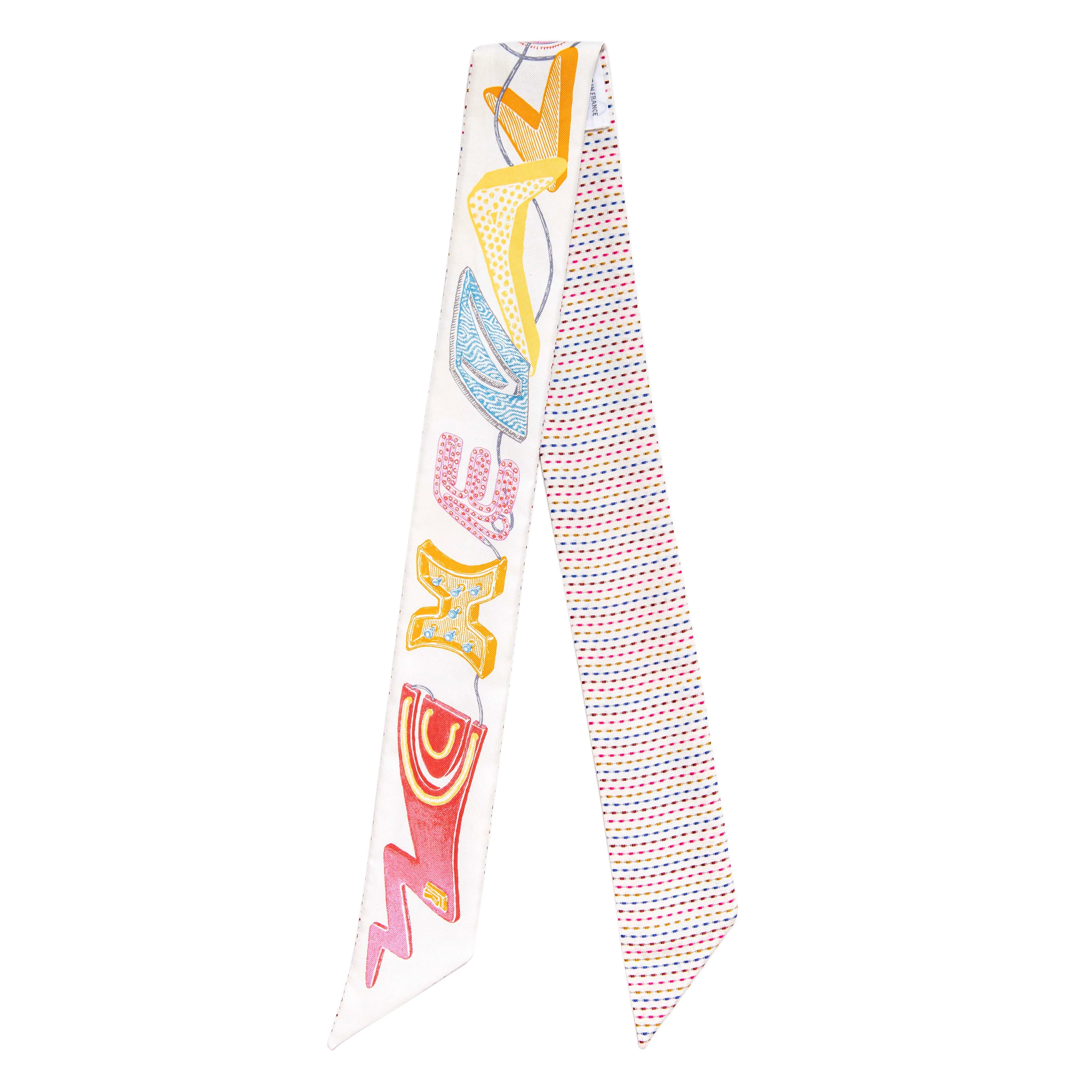Hermes Silk Chevaloscope Twilly - Image 2