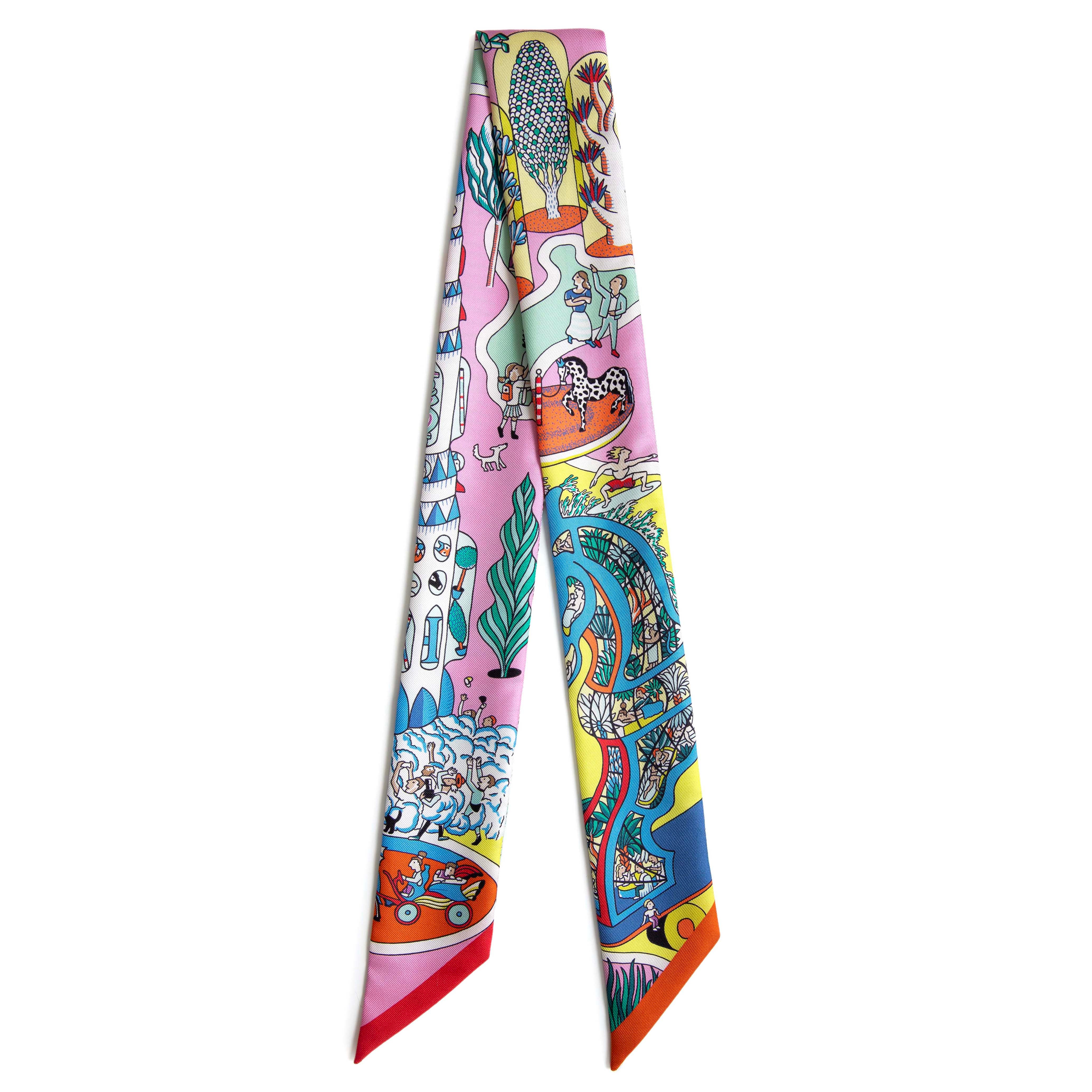 Hermes Silk Exposition Universelle Twilly - Image 2