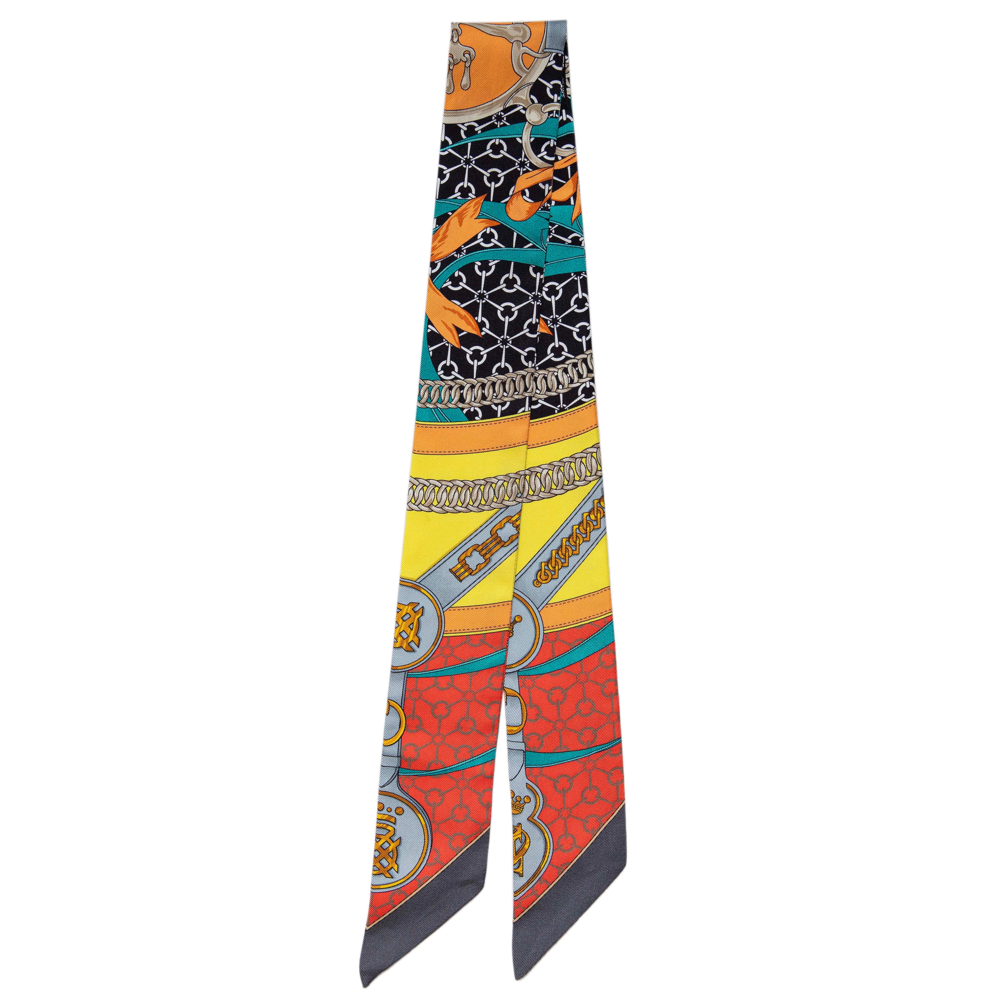 Hermes Silk La Promenade Du Matin Twilly - Image 2