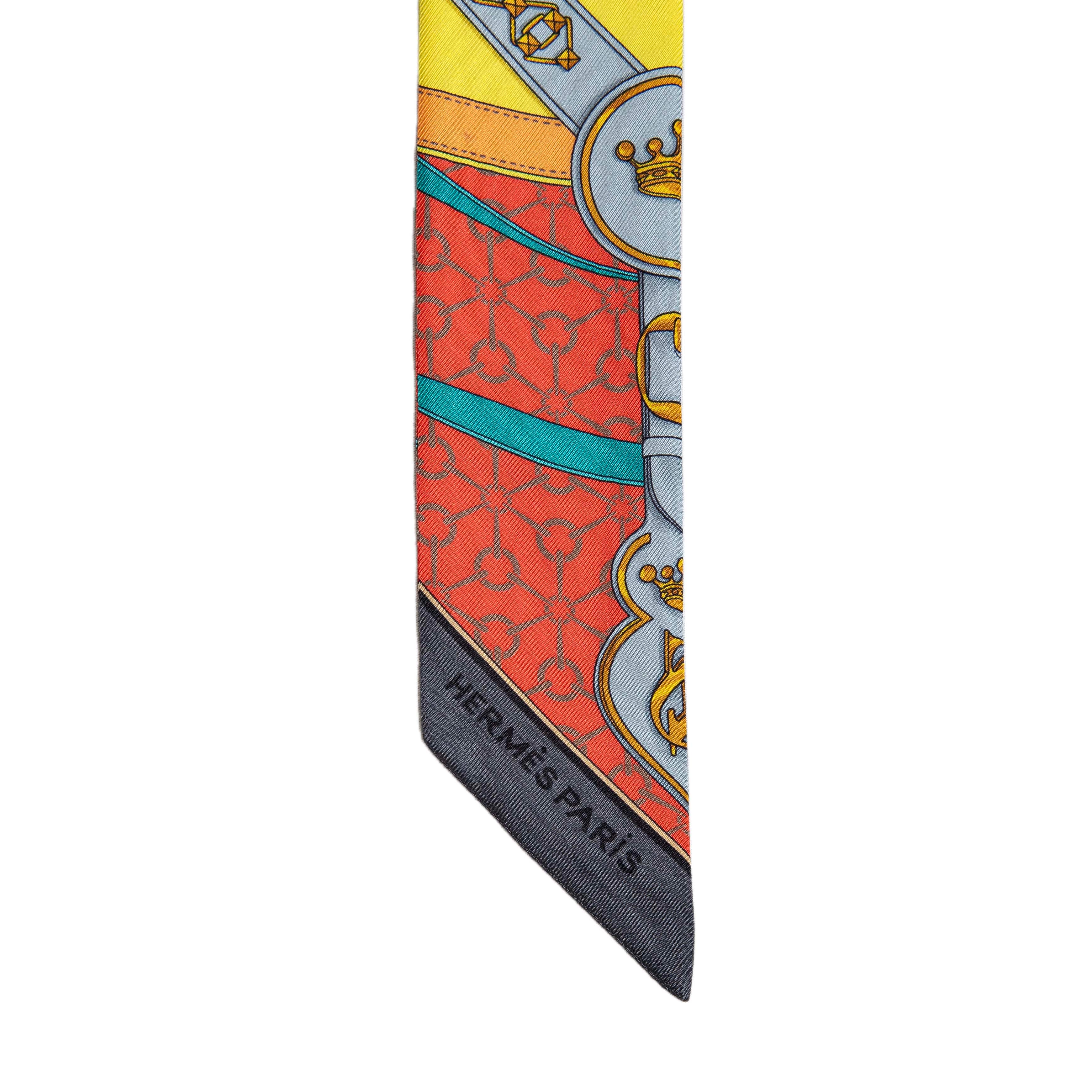 Hermes Silk La Promenade Du Matin Twilly - Image 3