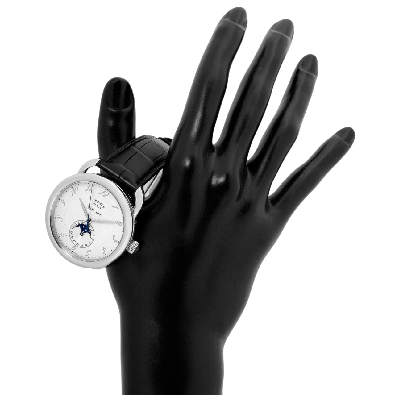 Hermes Stainless Steel 43mm Arceau Grande Lune W036756WW00 - Image 5