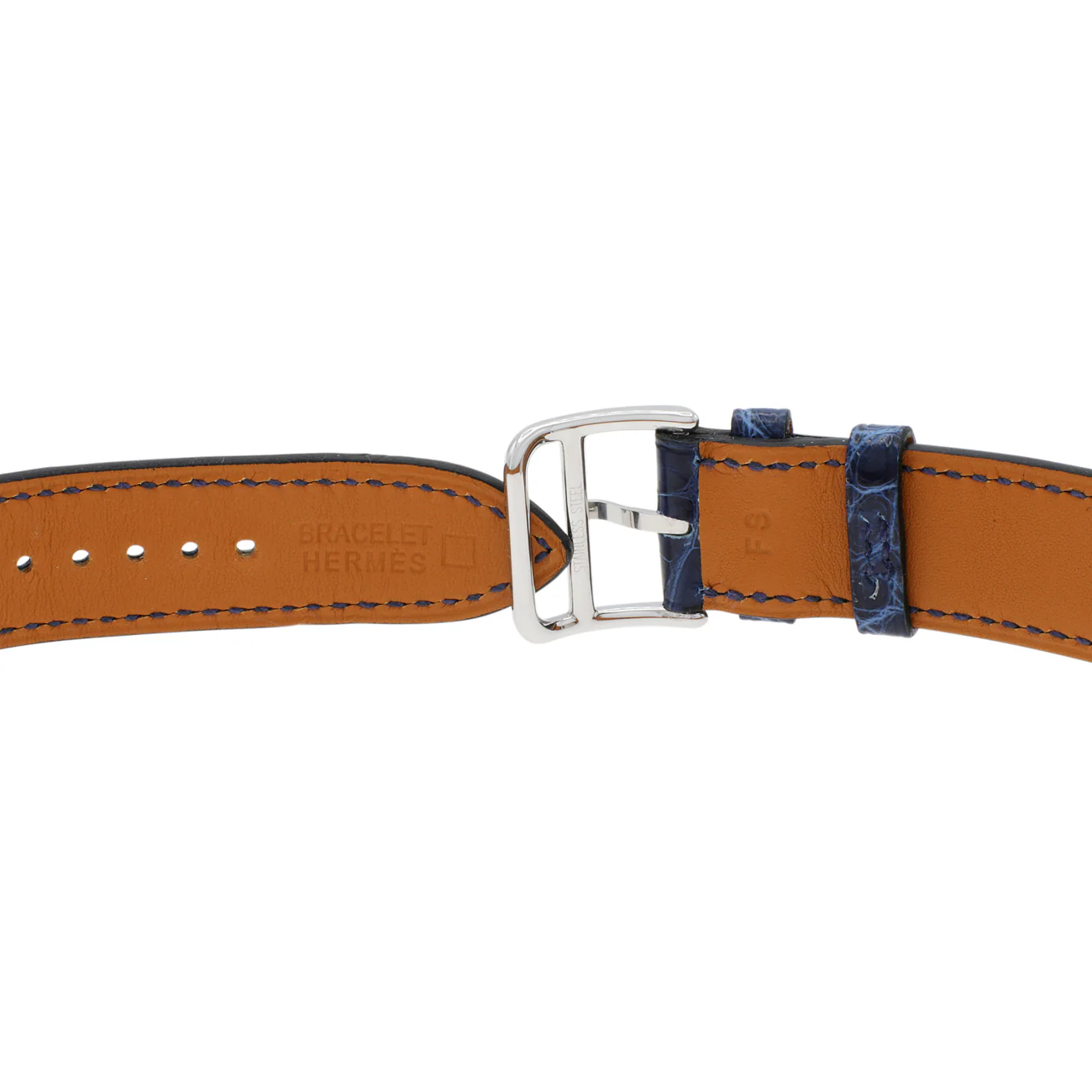 Hermes Stainless Steel Diamond Cape Cod CC3.730 - Image 4