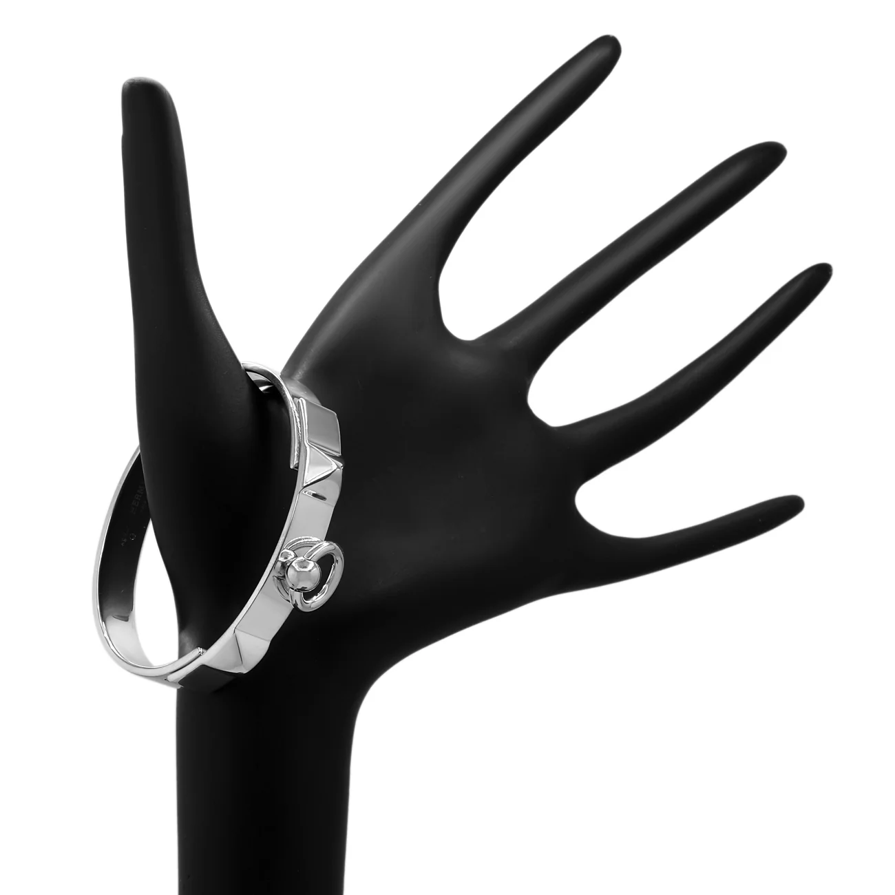 Hermes Sterling Silver Collier De Chien Bracelet PM - Image 3
