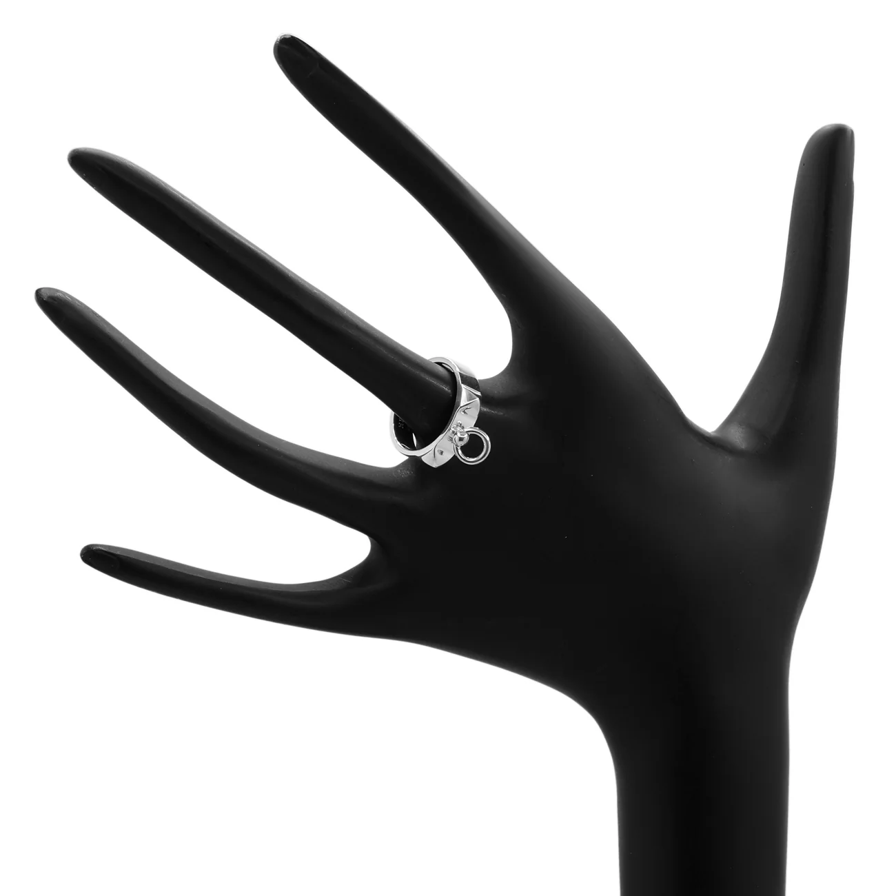 Hermes Sterling Silver Collier De Chien Ring - Image 3