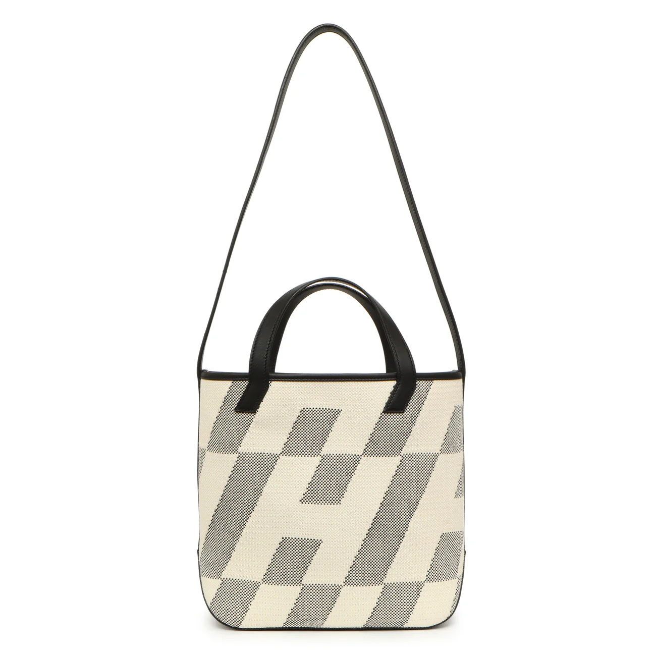 Hermes Swift Toile Cabas H En Biais 27