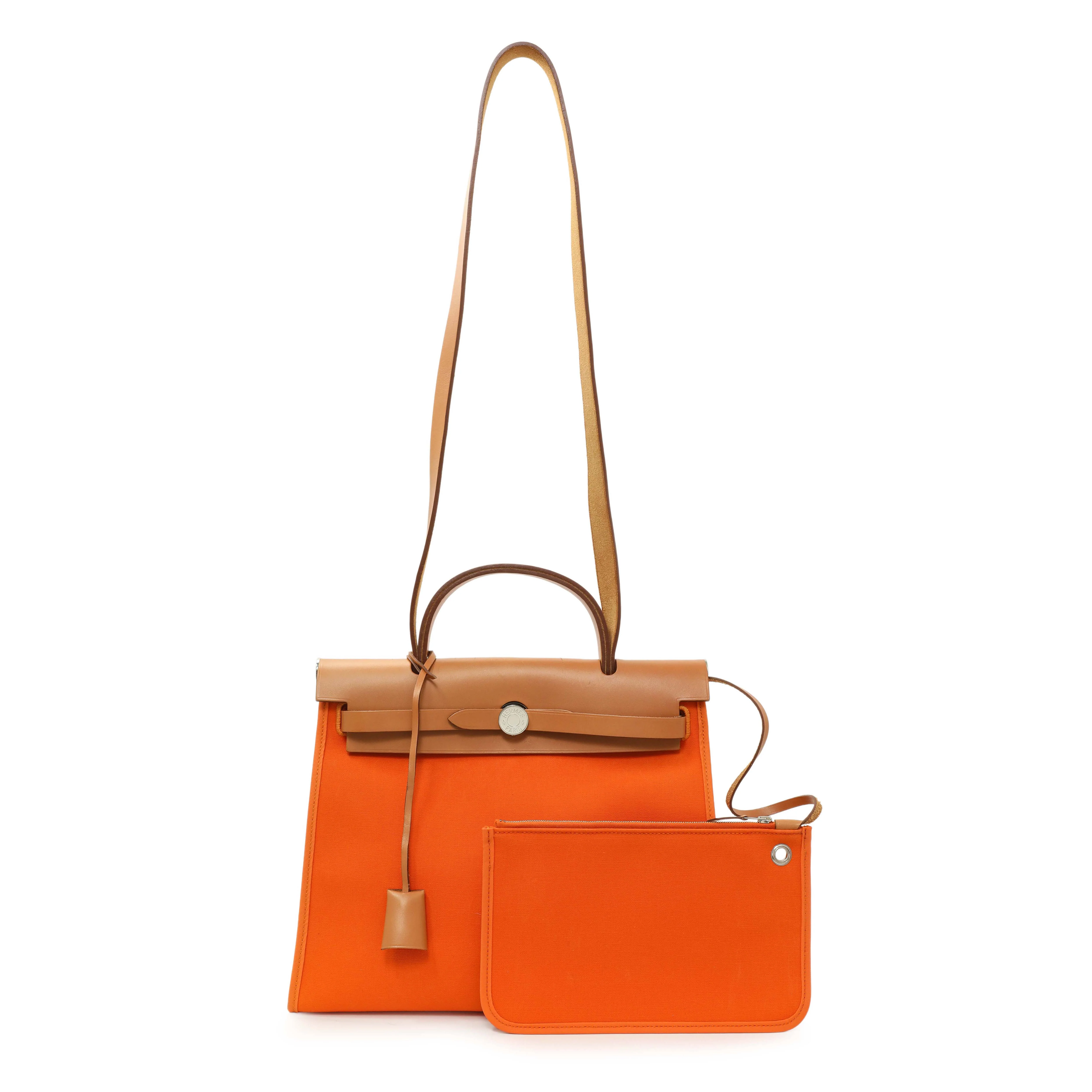 Hermes Vache Hunter Toile Herbag Zip 31