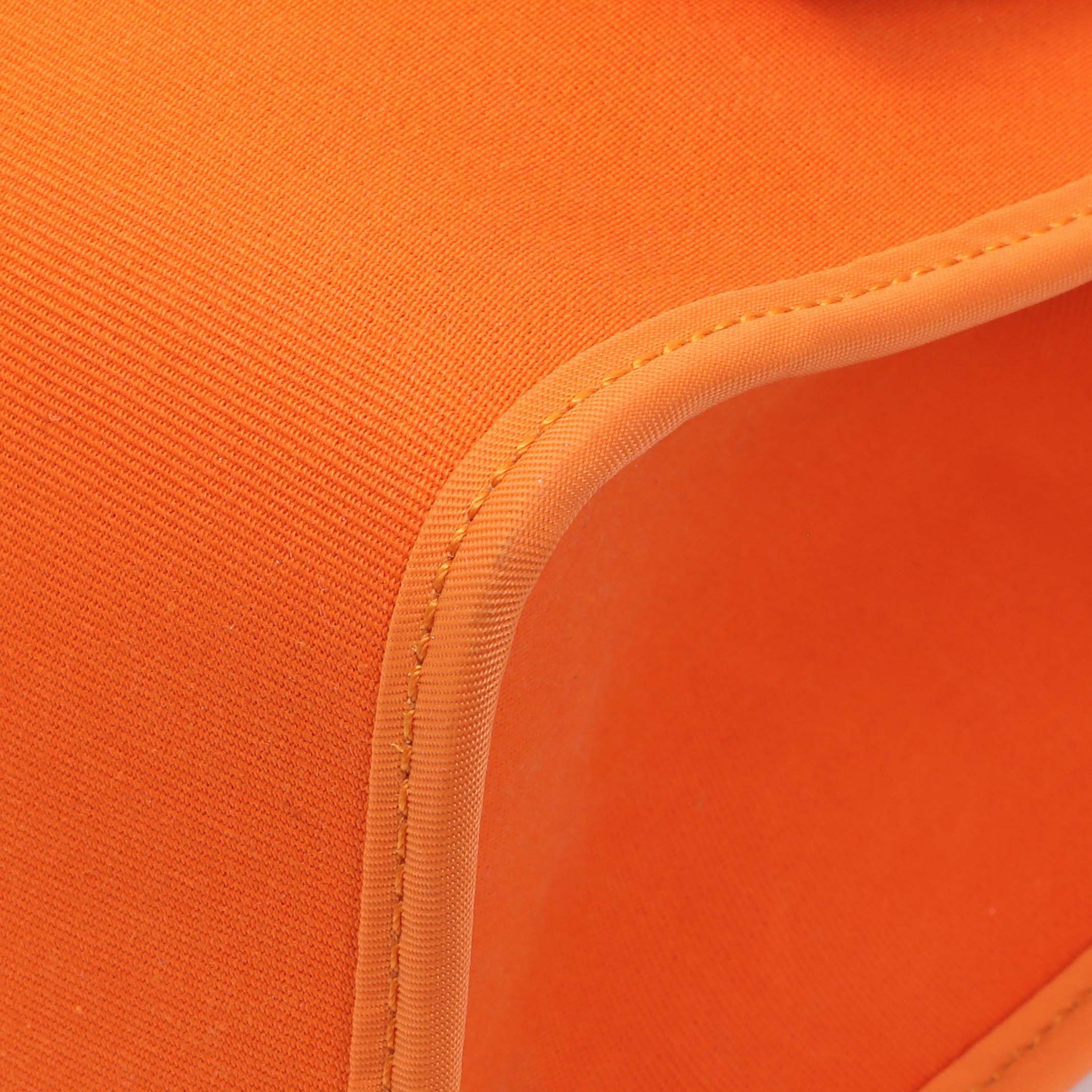 Hermes Vache Hunter Toile Herbag Zip 31 - Image 8