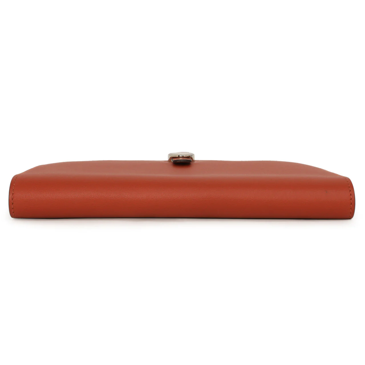 Hermes Vermillion Swift Leather Dogon Duo Wallet - Image 3