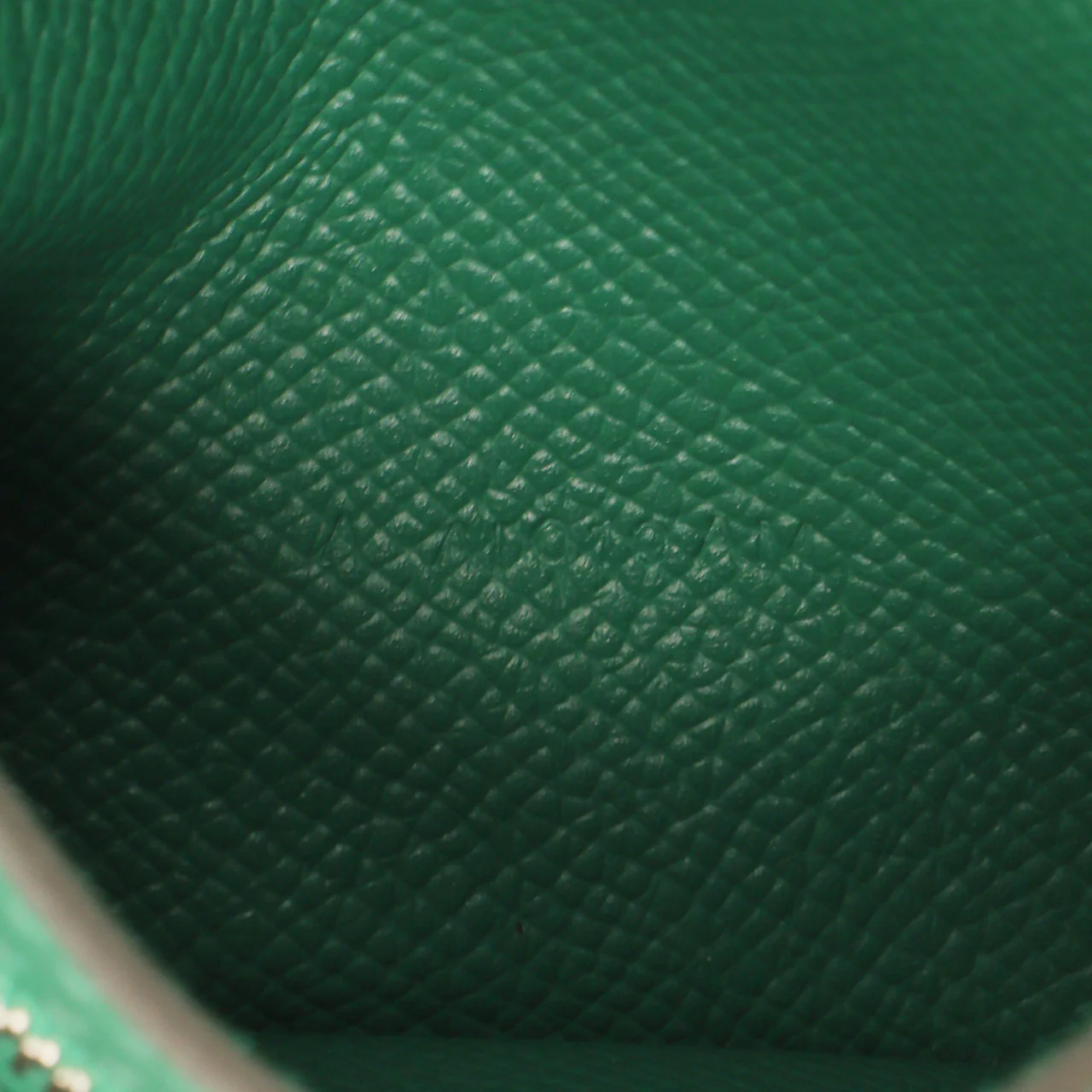 Hermes Vert Vertigo Epsom Bearn Compact Wallet - Image 6
