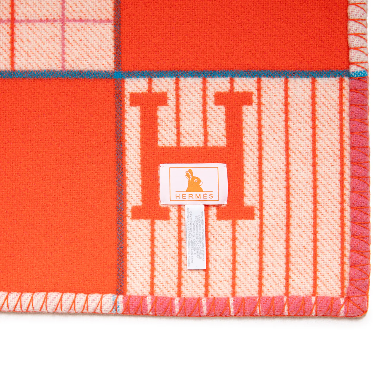 Hermes Wool Cashmere Avalon Cabriole Blanket - Image 4