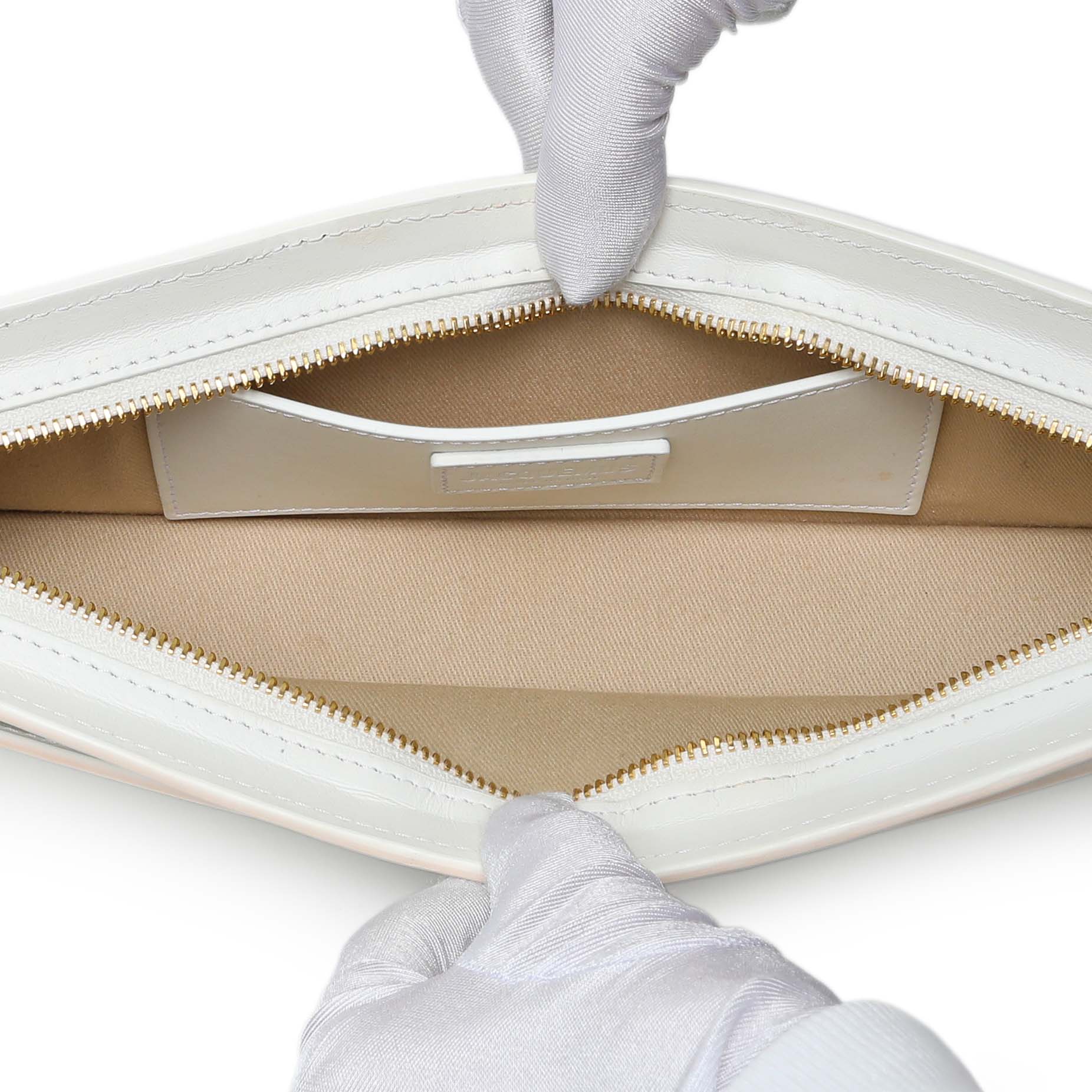 Jacquemus White Calfskin Le Ciuciu Satchel - Image 6