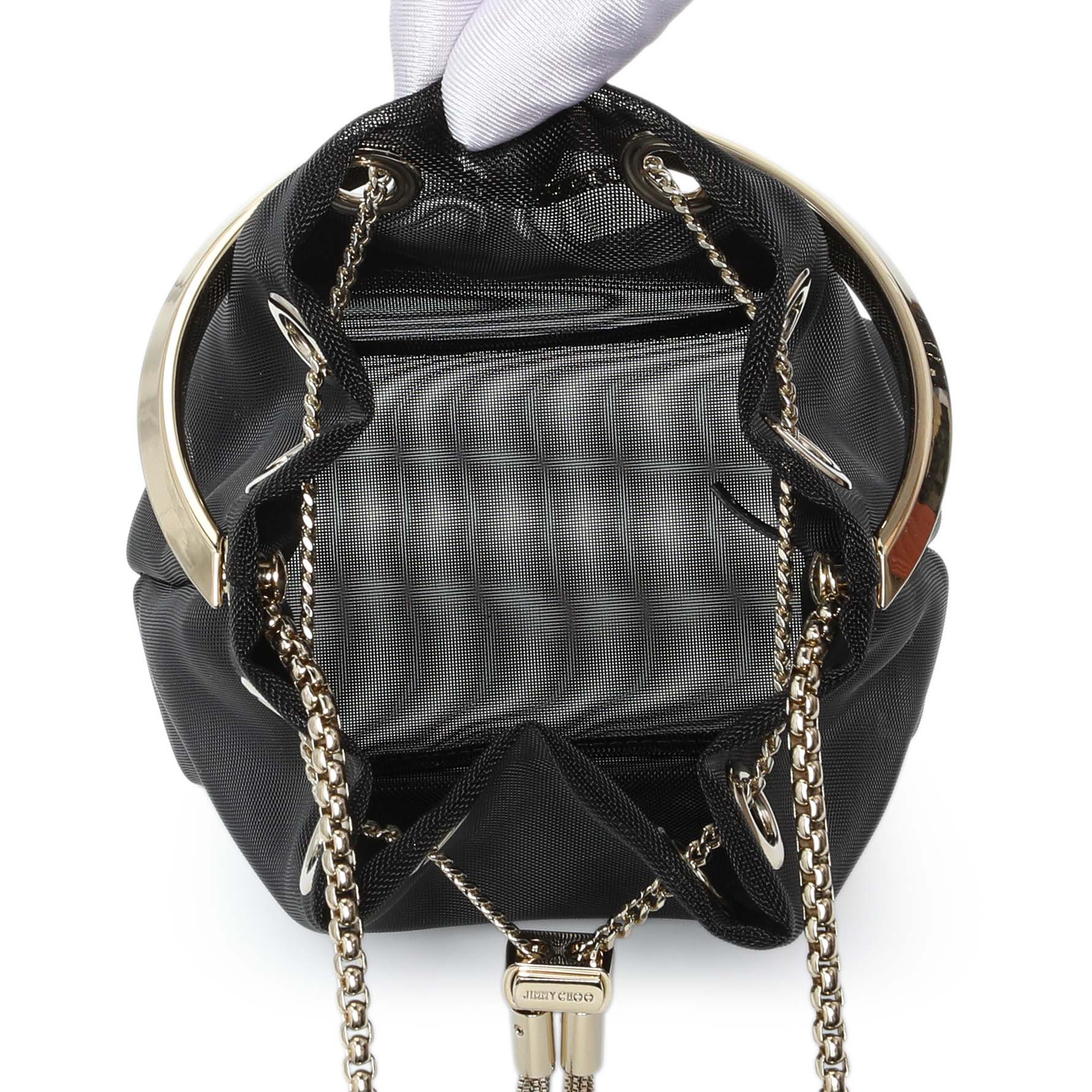 Jimmy Choo Black Mesh Bon Bon Bag - Image 4