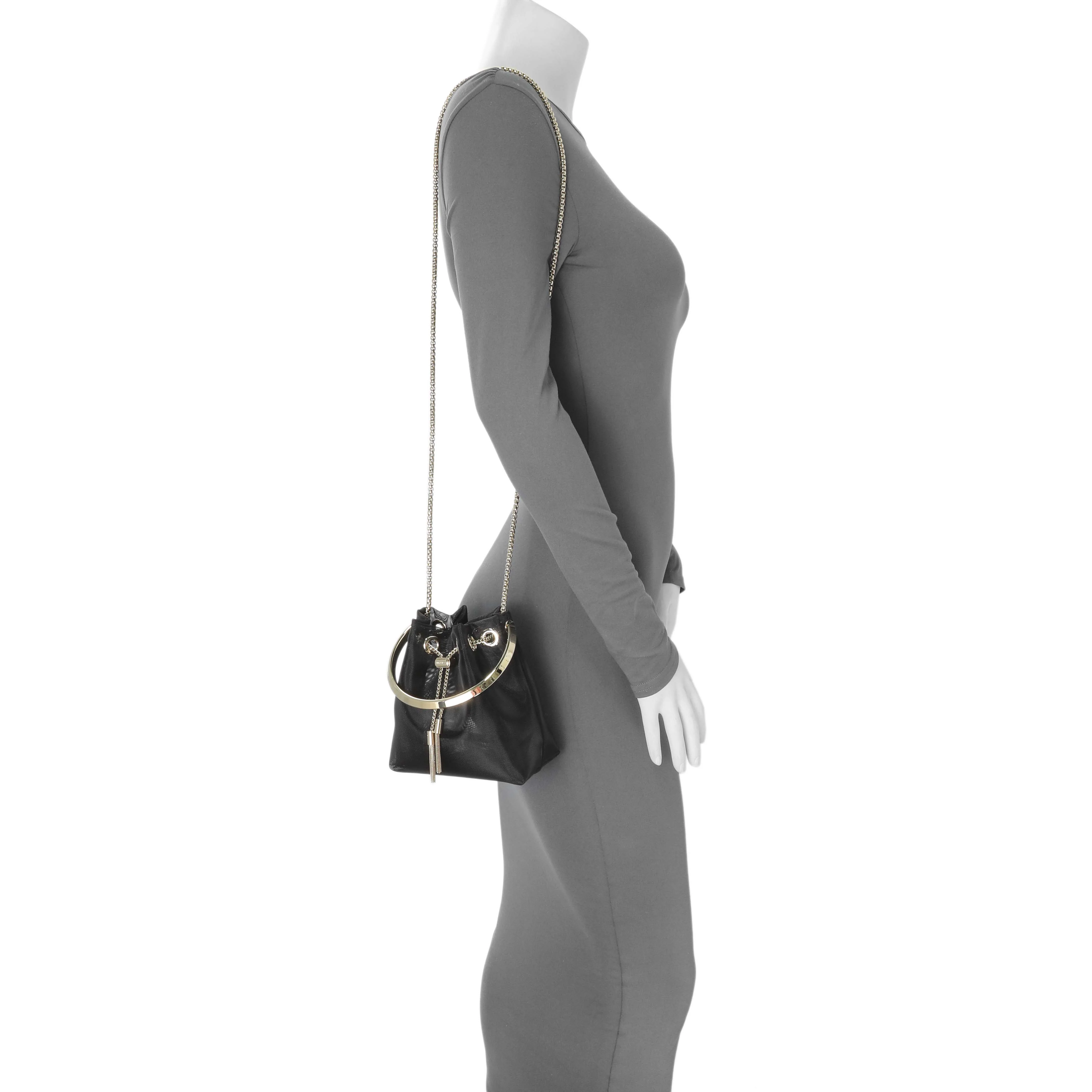 Jimmy Choo Black Mesh Bon Bon Bag - Image 6