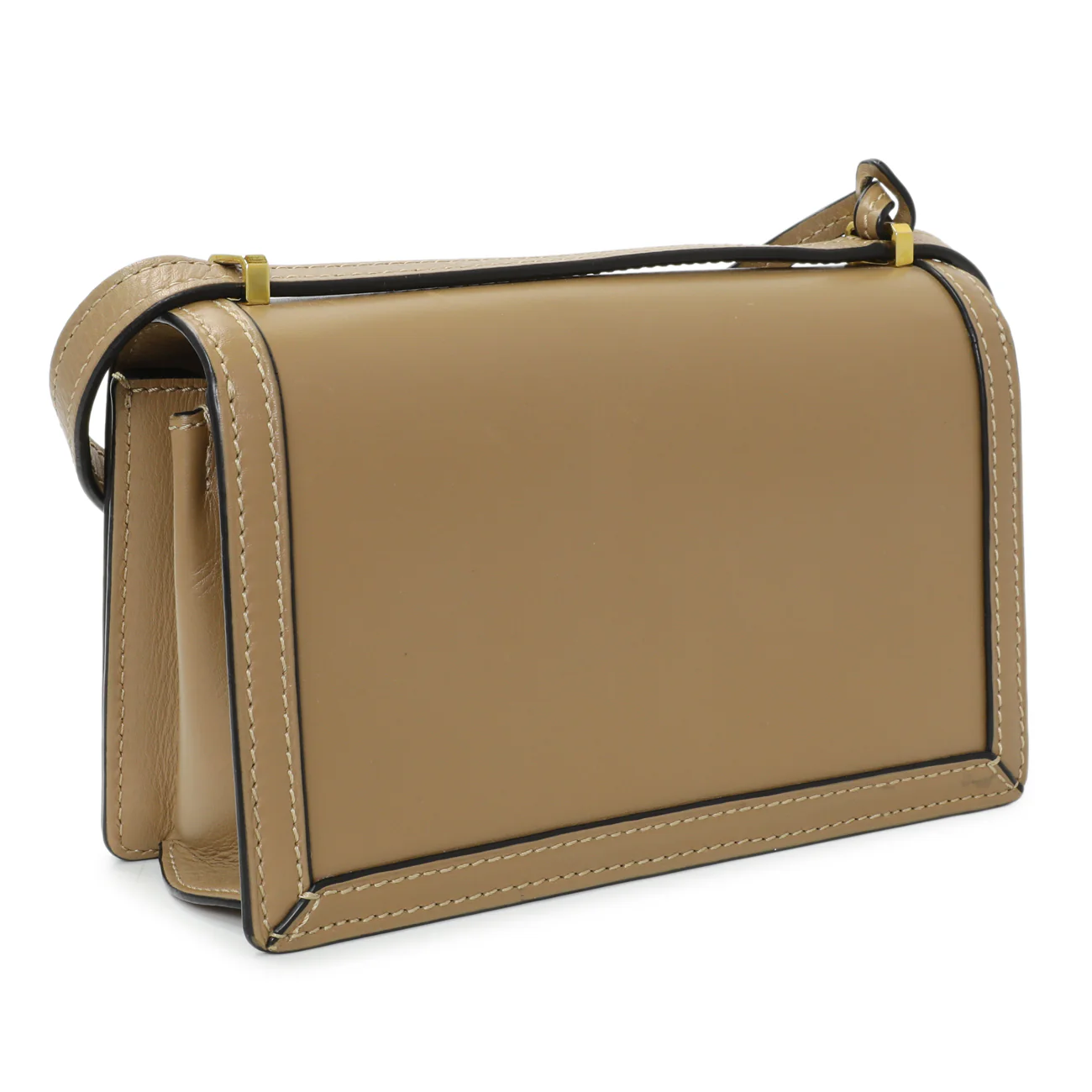 Loewe Beige Calfskin Small Barcelona Shoulder Bag - Image 2