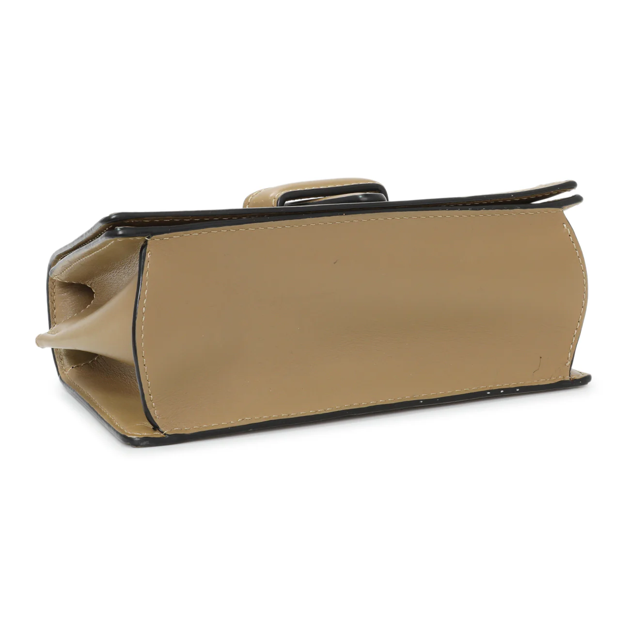 Loewe Beige Calfskin Small Barcelona Shoulder Bag - Image 3