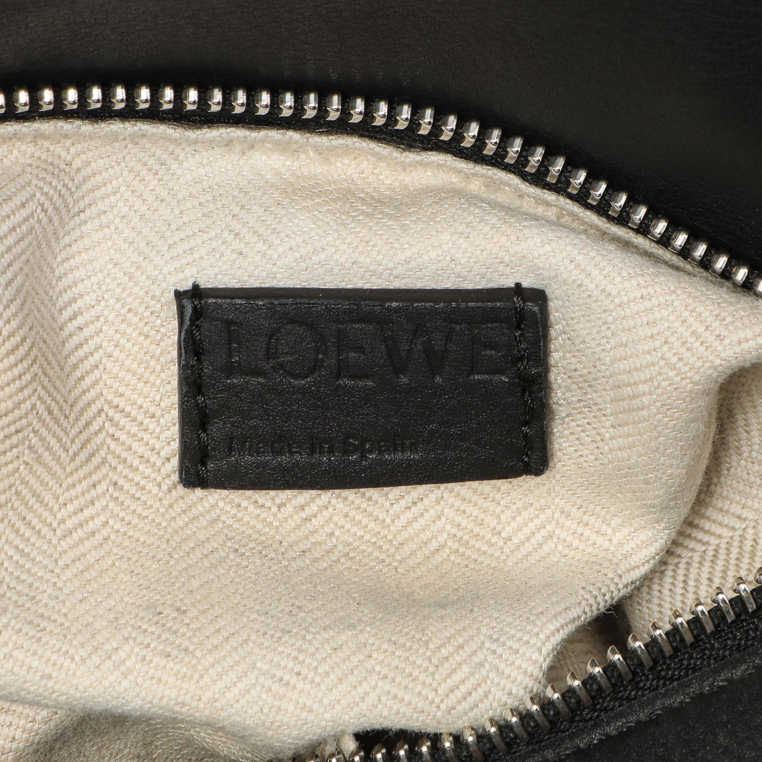 Loewe Black Calfskin Medium Puzzle Bag - Image 10