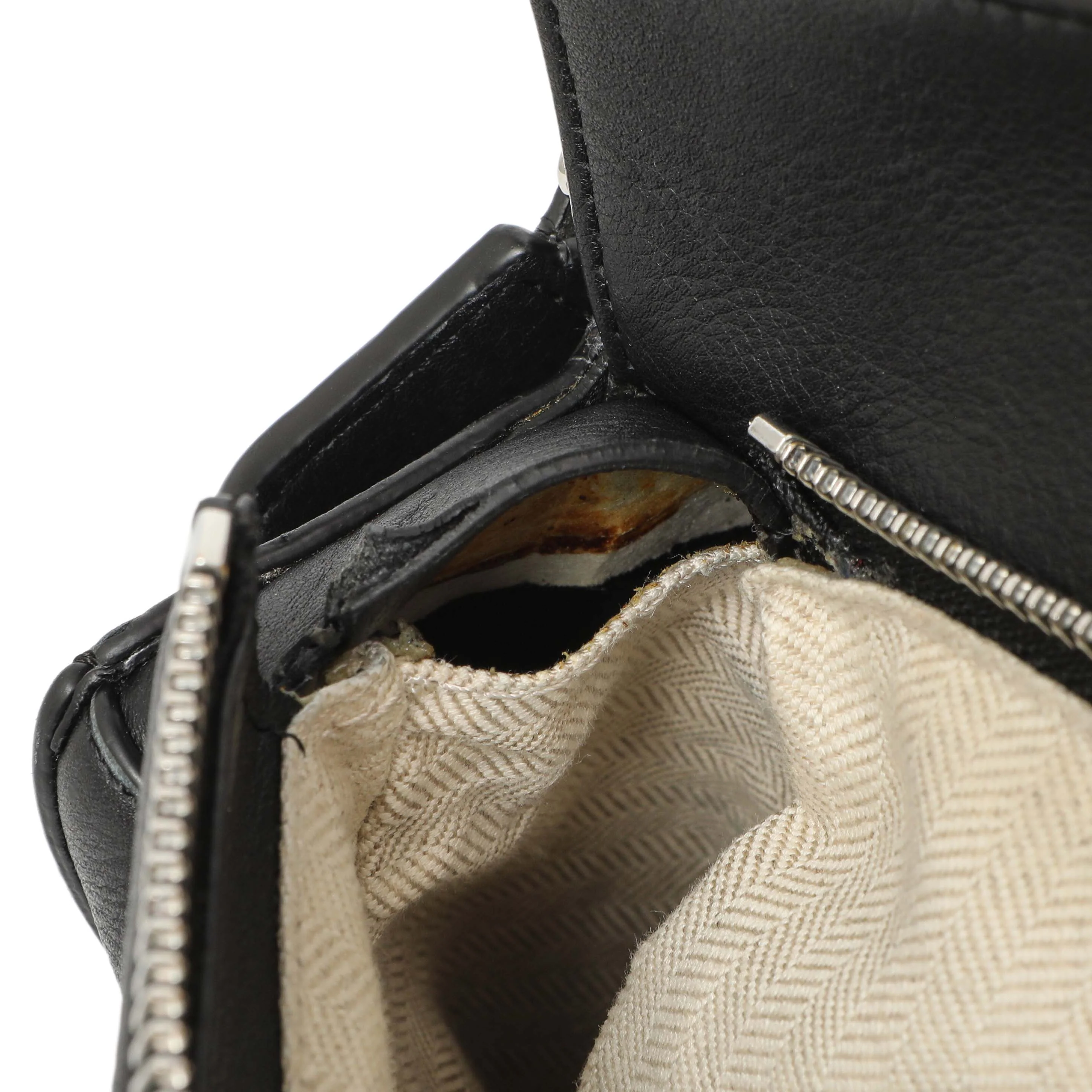 Loewe Black Calfskin Medium Puzzle Bag - Image 12
