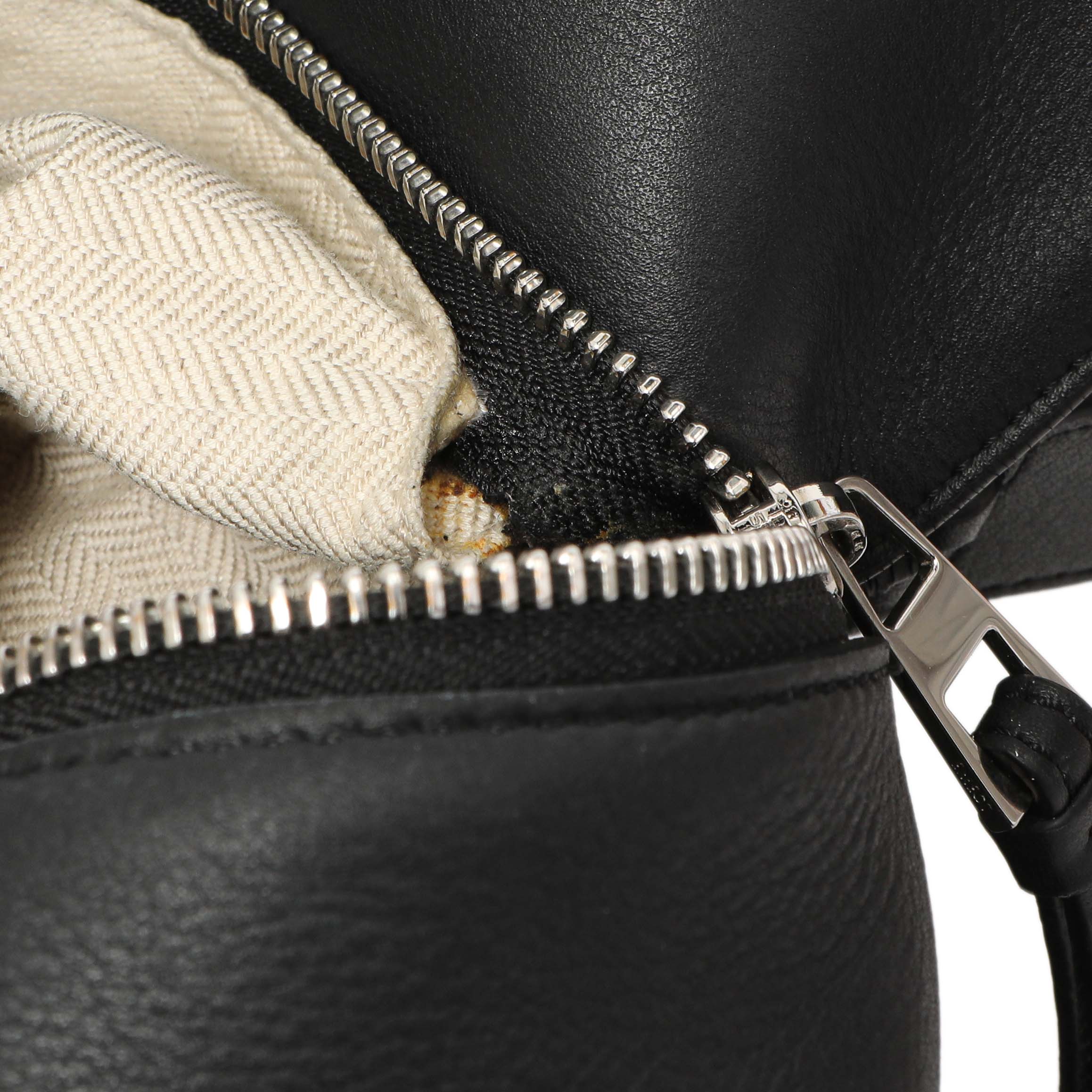 Loewe Black Calfskin Medium Puzzle Bag - Image 13