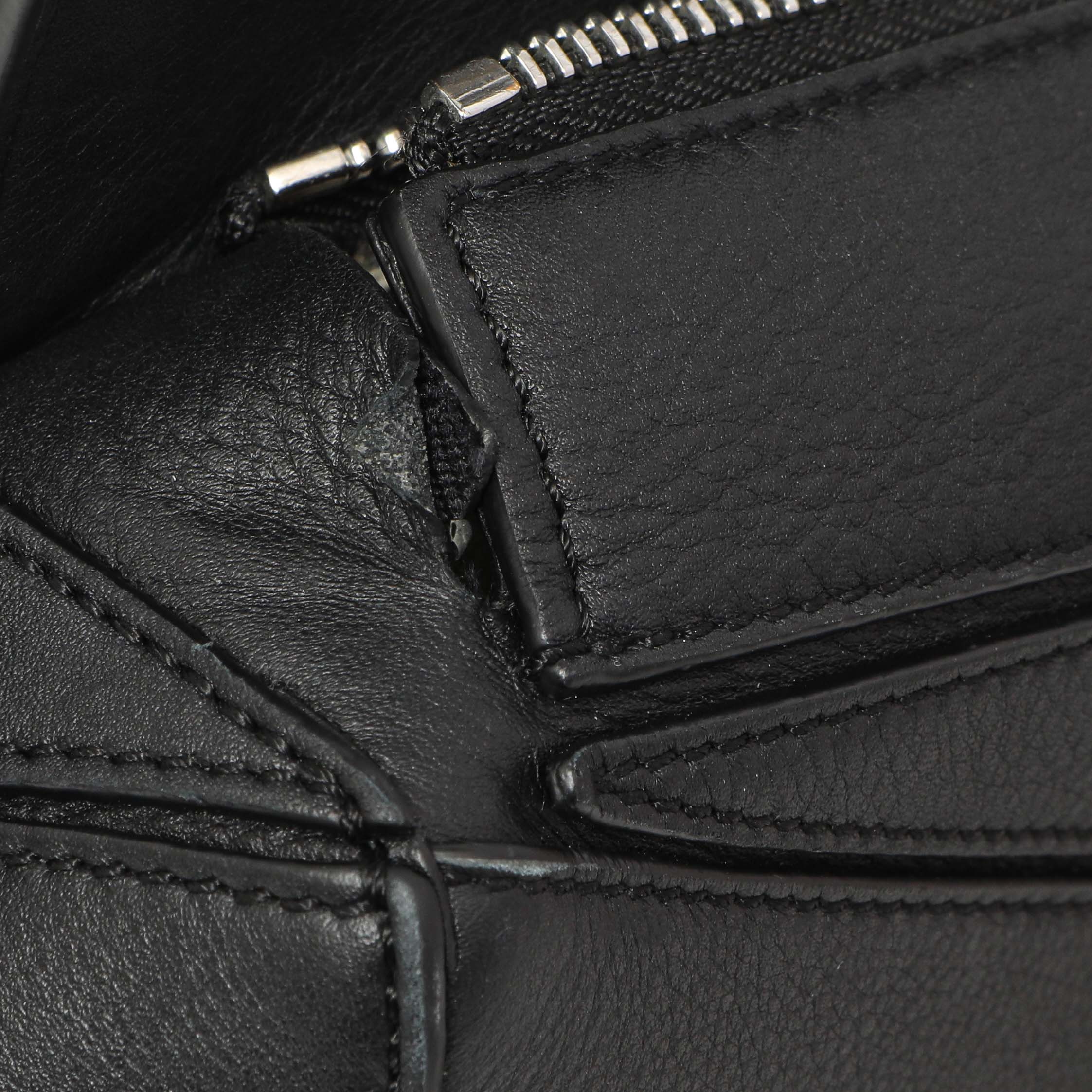 Loewe Black Calfskin Medium Puzzle Bag - Image 14