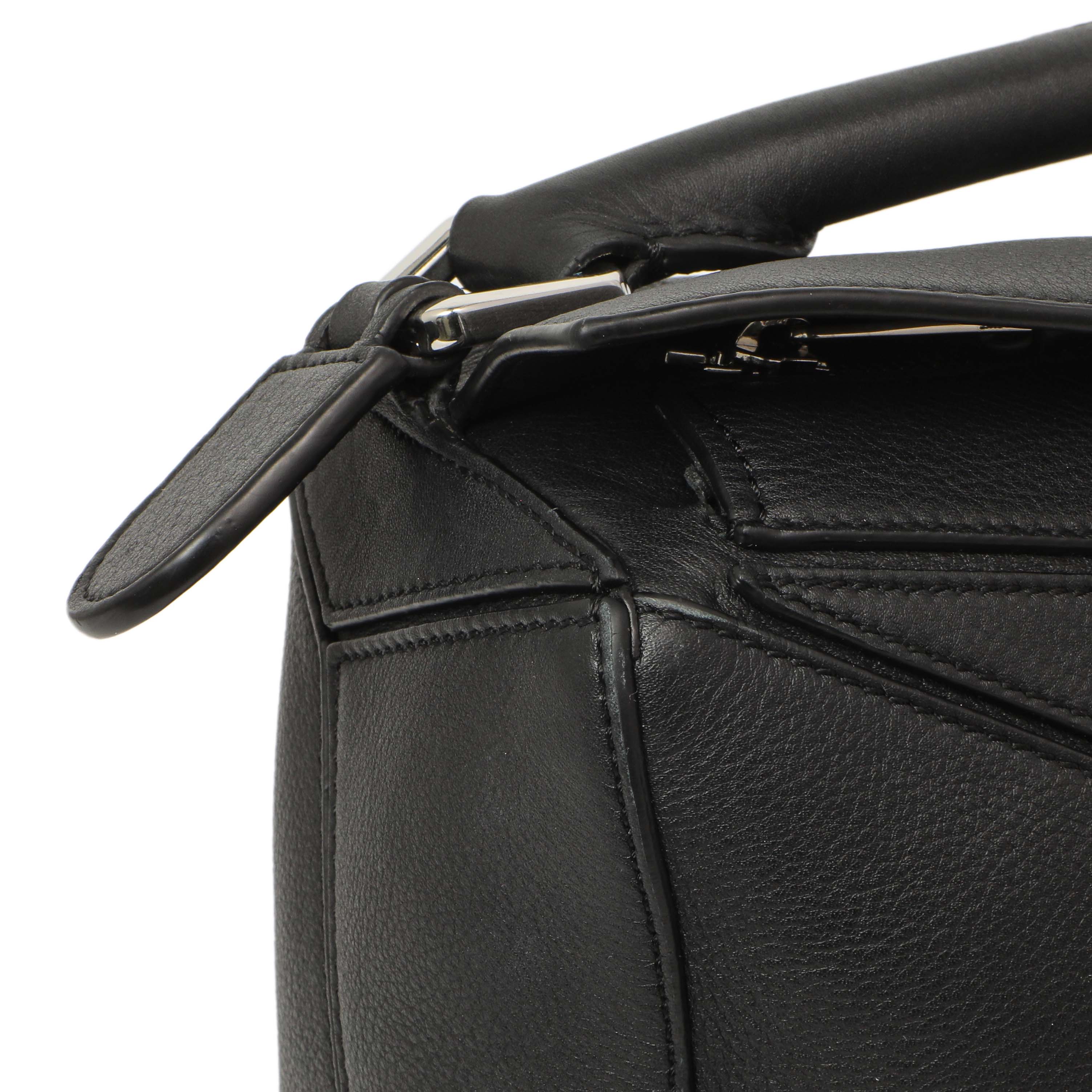 Loewe Black Calfskin Medium Puzzle Bag - Image 15