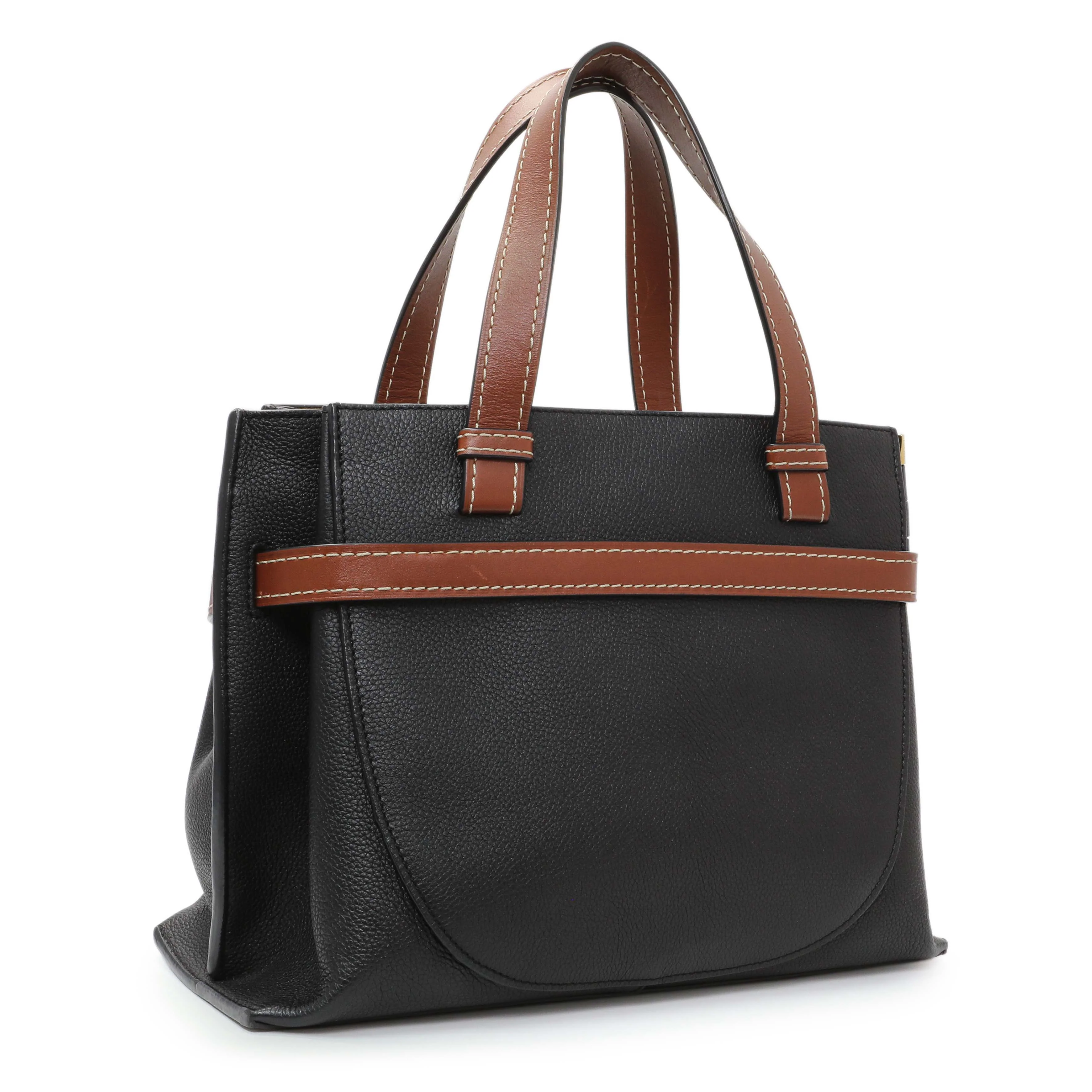 Loewe Black Calfskin Small Gate Tote - Image 2