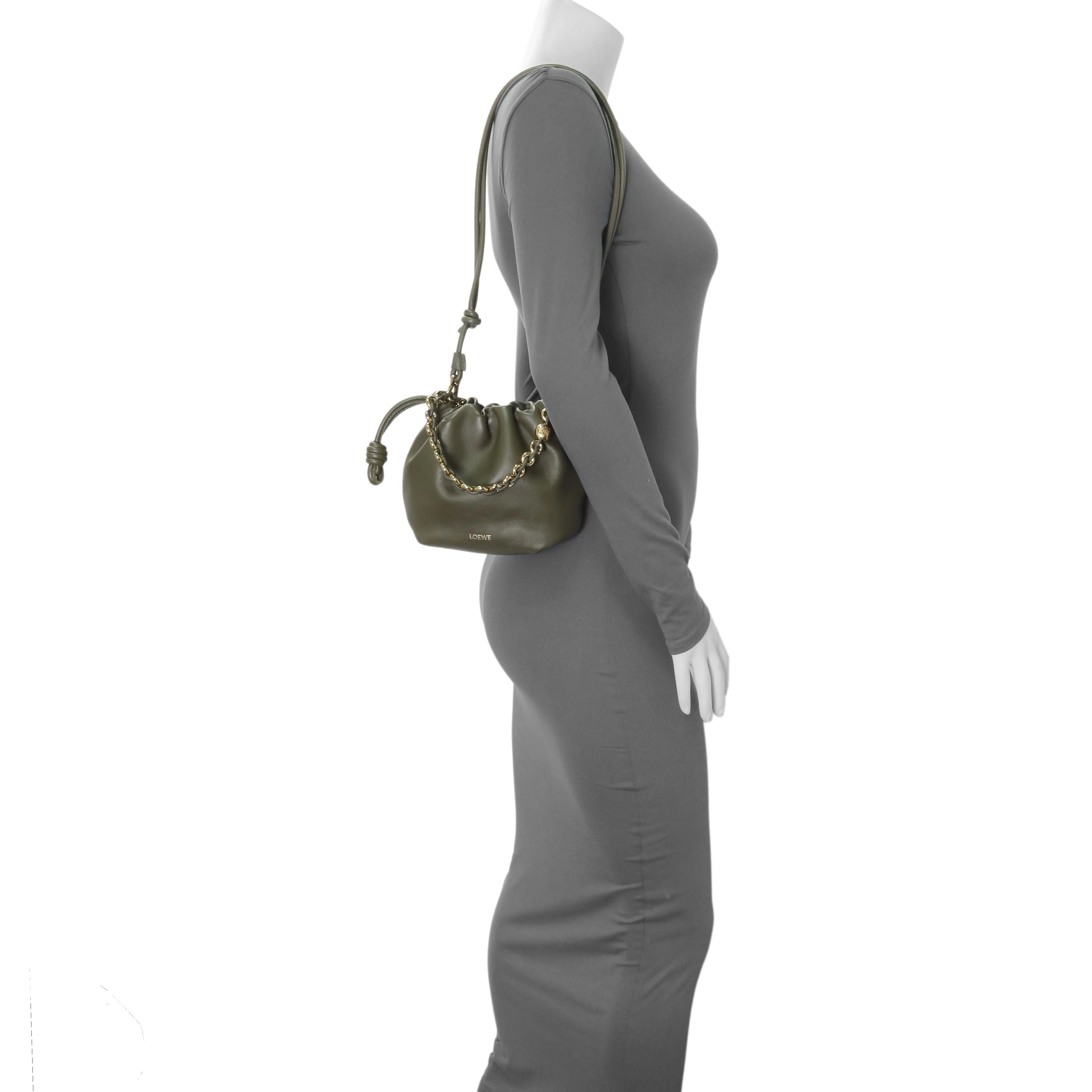 Loewe Donut Chain Mini Flamenco Knot Clutch - Image 7