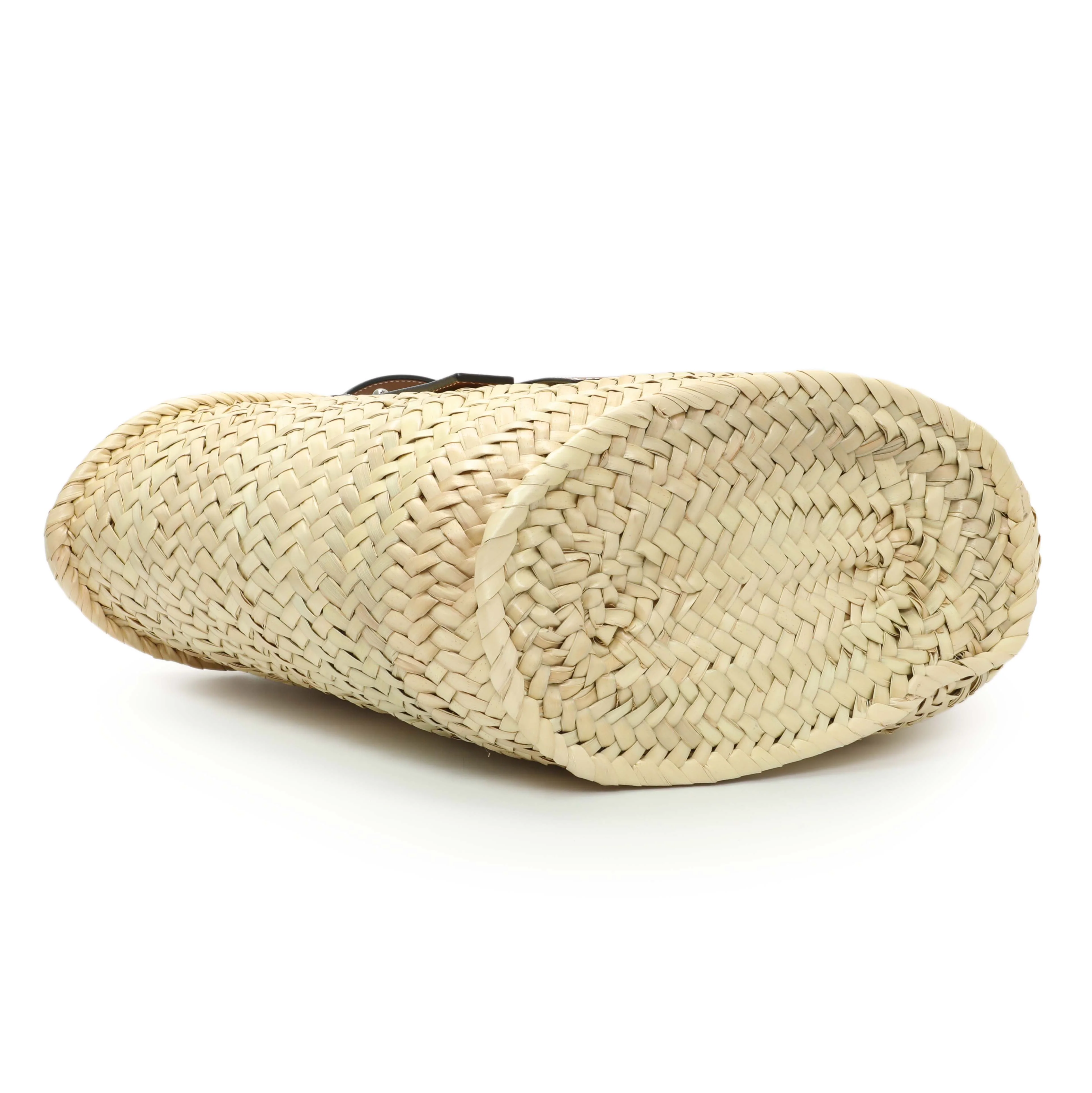 Loewe Raffia Medium Basket Tote - Image 3