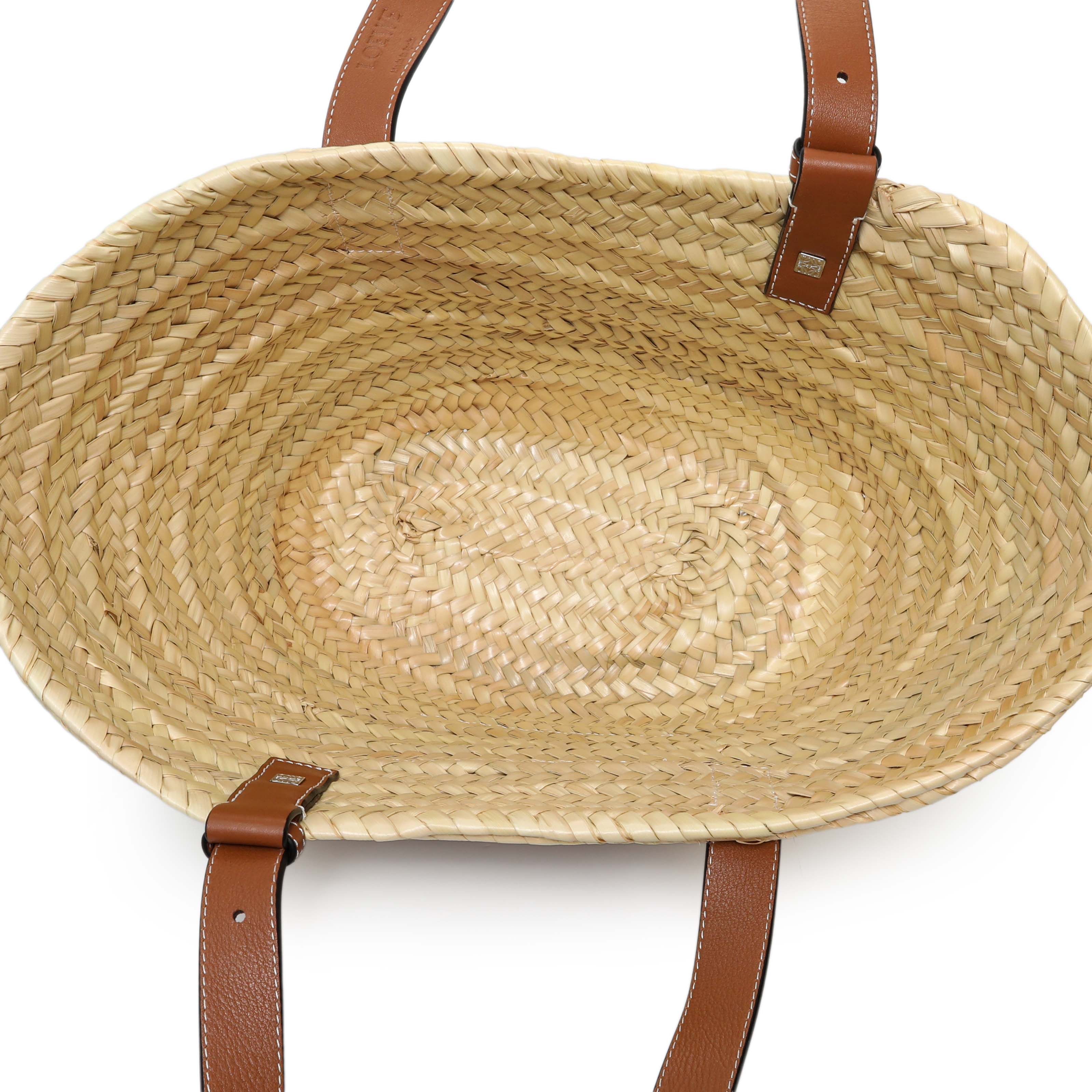 Loewe Raffia Medium Basket Tote - Image 4