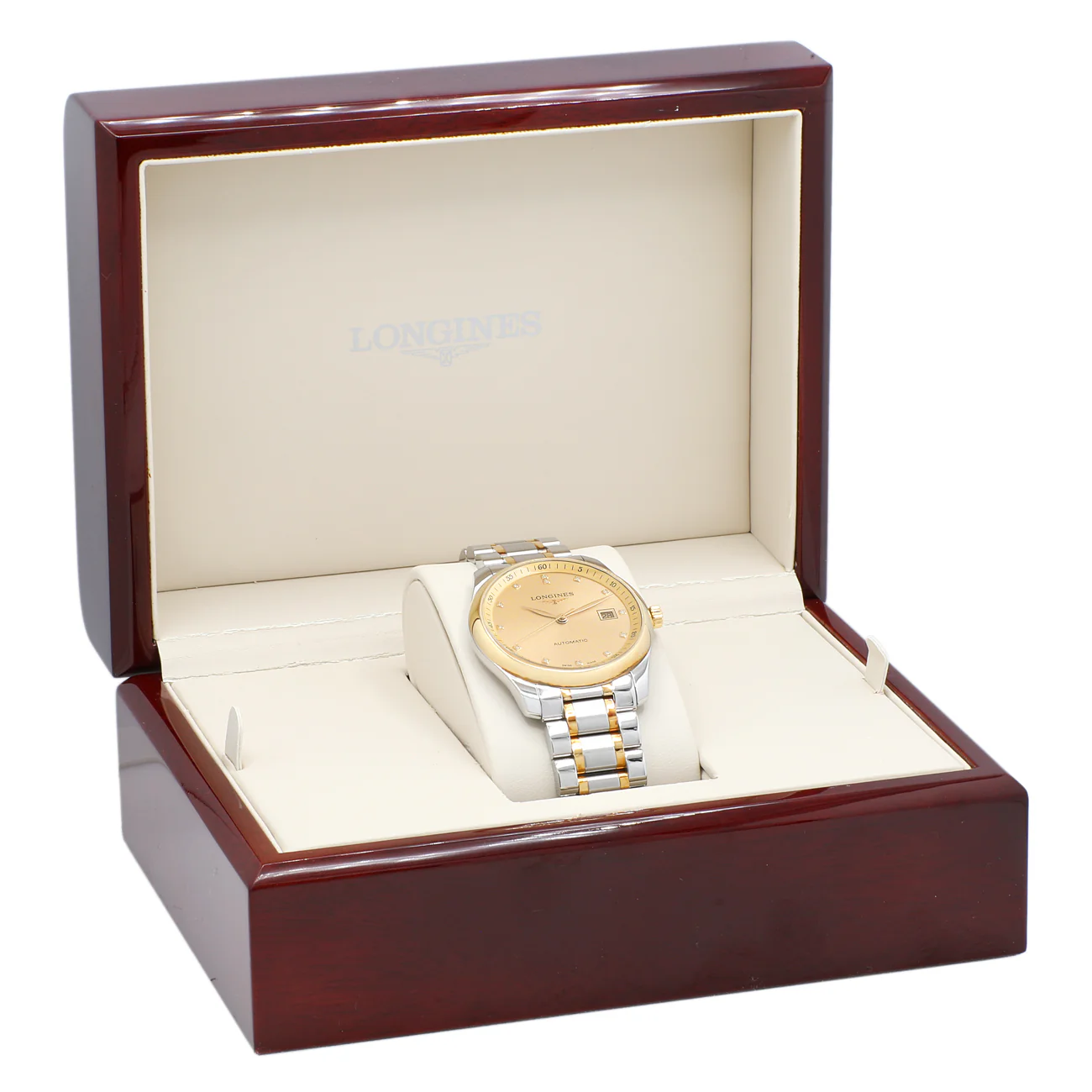 Longines Stainless Steel 18K Yellow Gold Master Collection L2.793.5.37.7 - Image 5