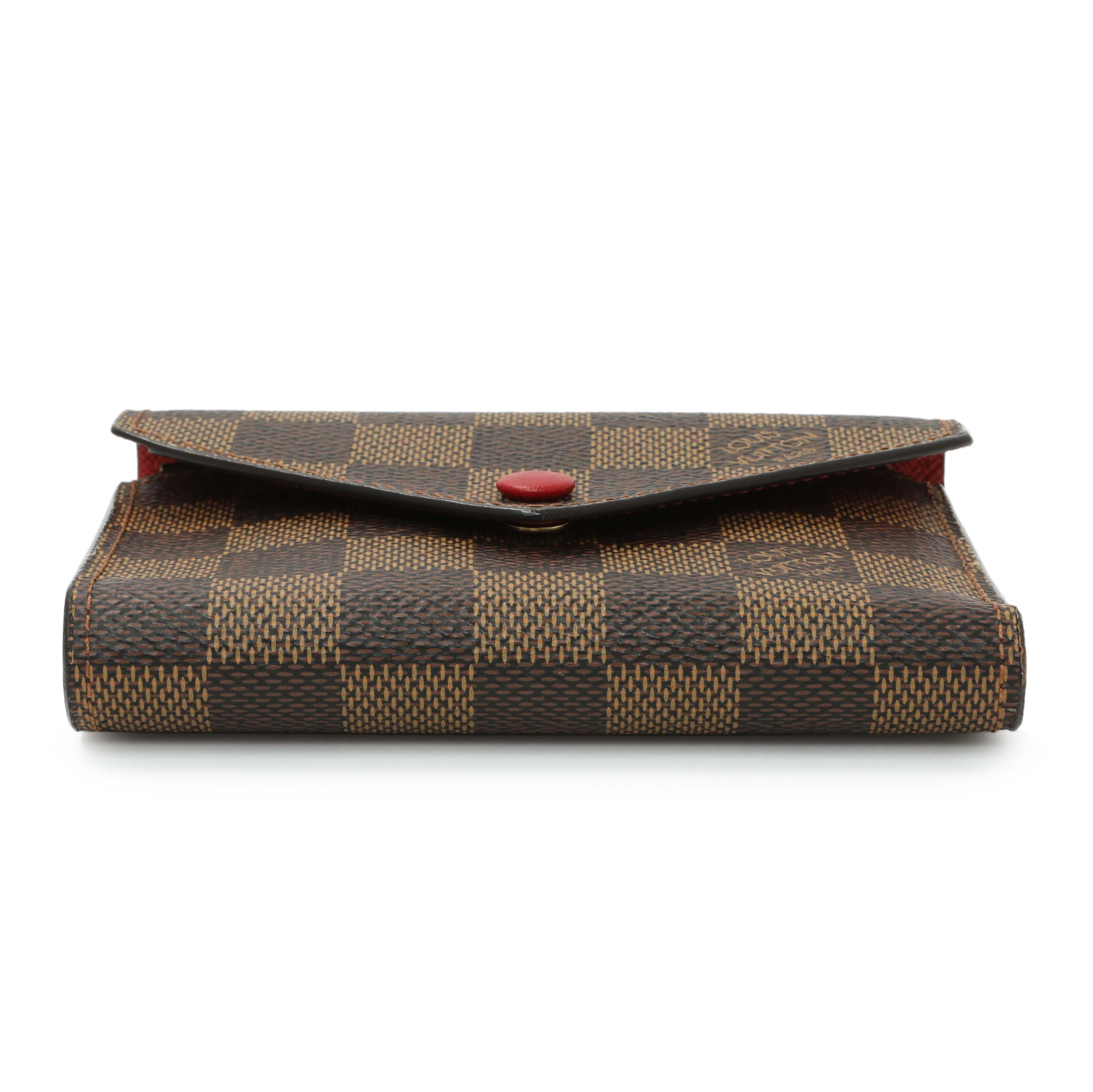 Louis Vuitton Damier Ebene Victorine Wallet - Image 3