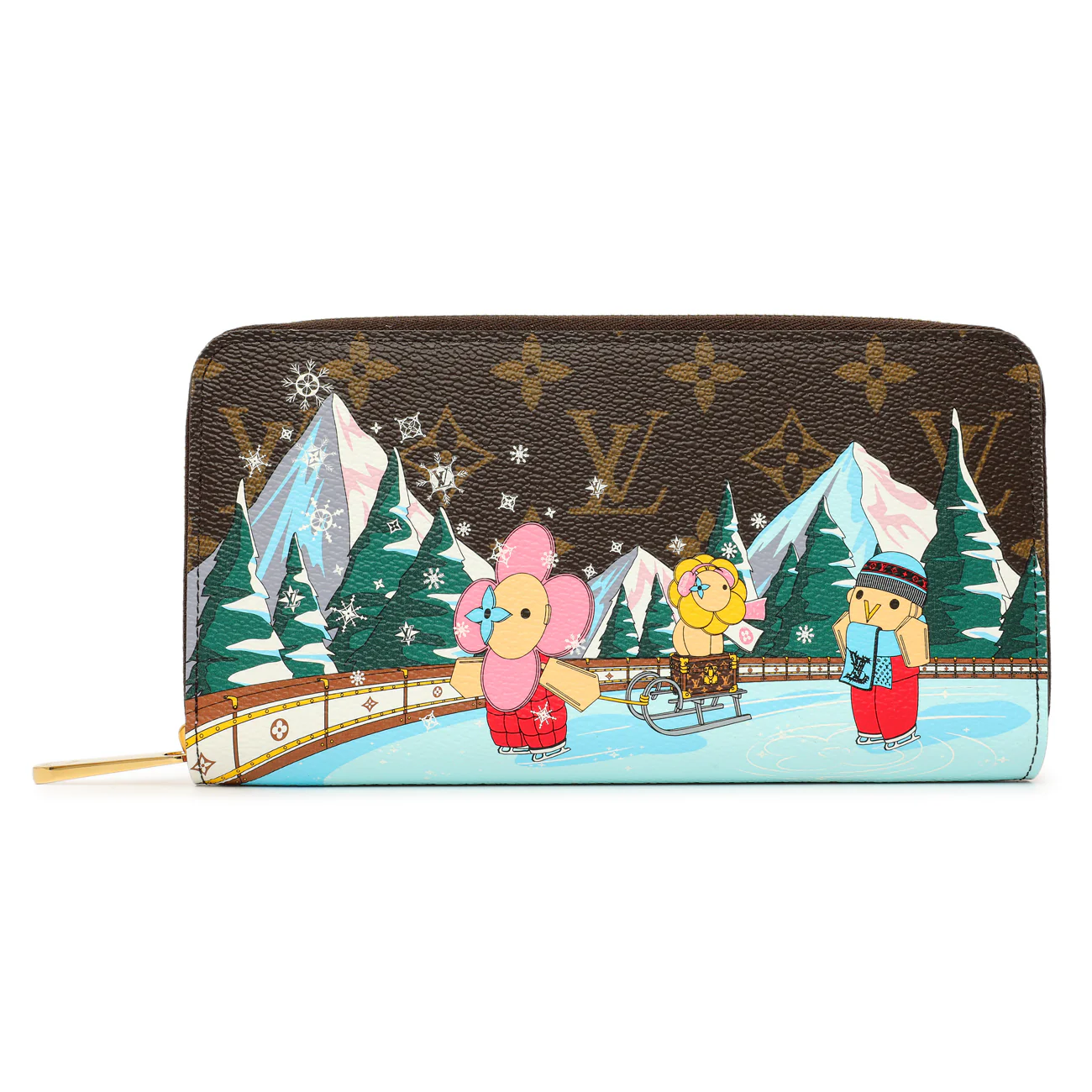 Louis Vuitton 2023 Christmas Animation Zippy Wallet