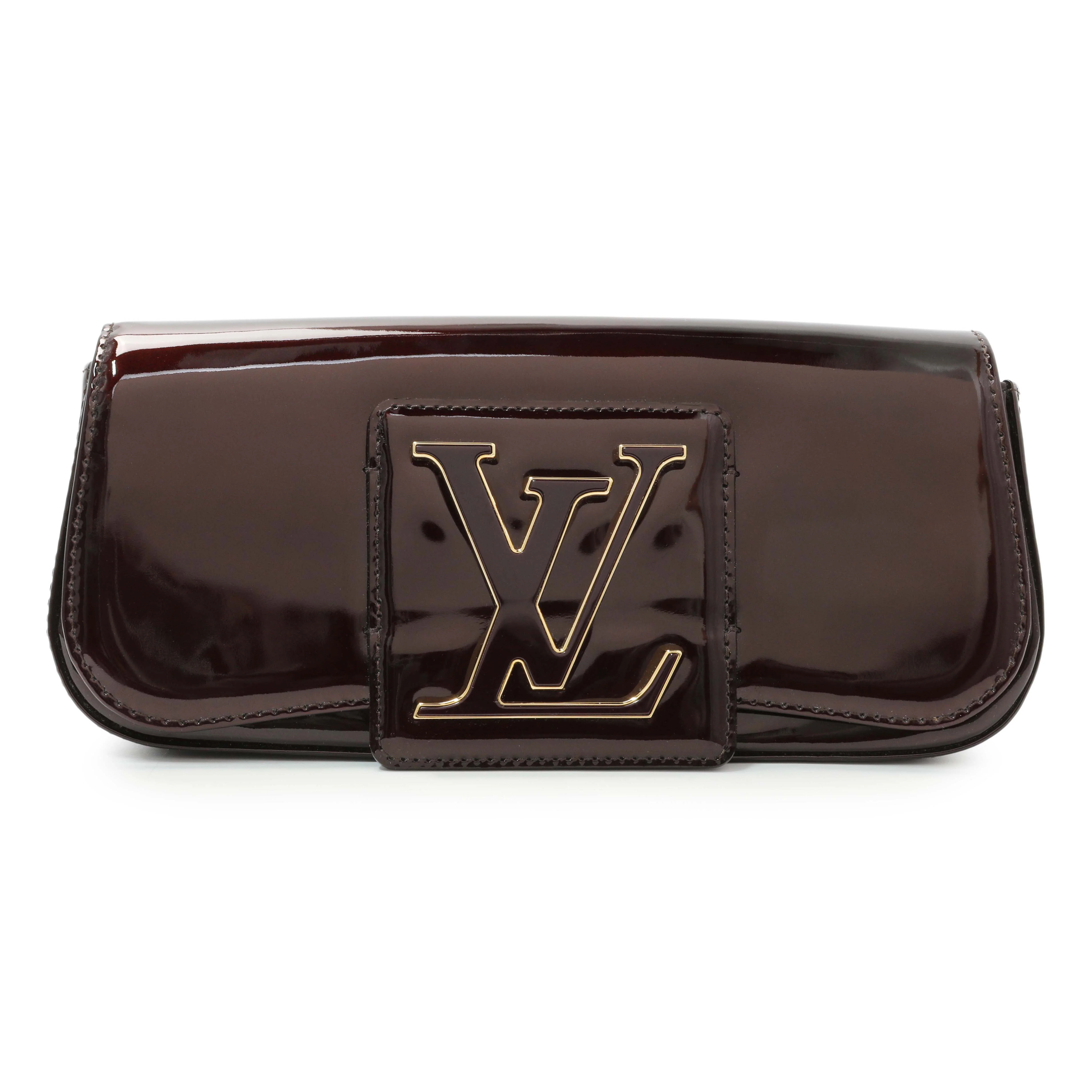 Louis Vuitton Amarante Patent Sobe Clutch