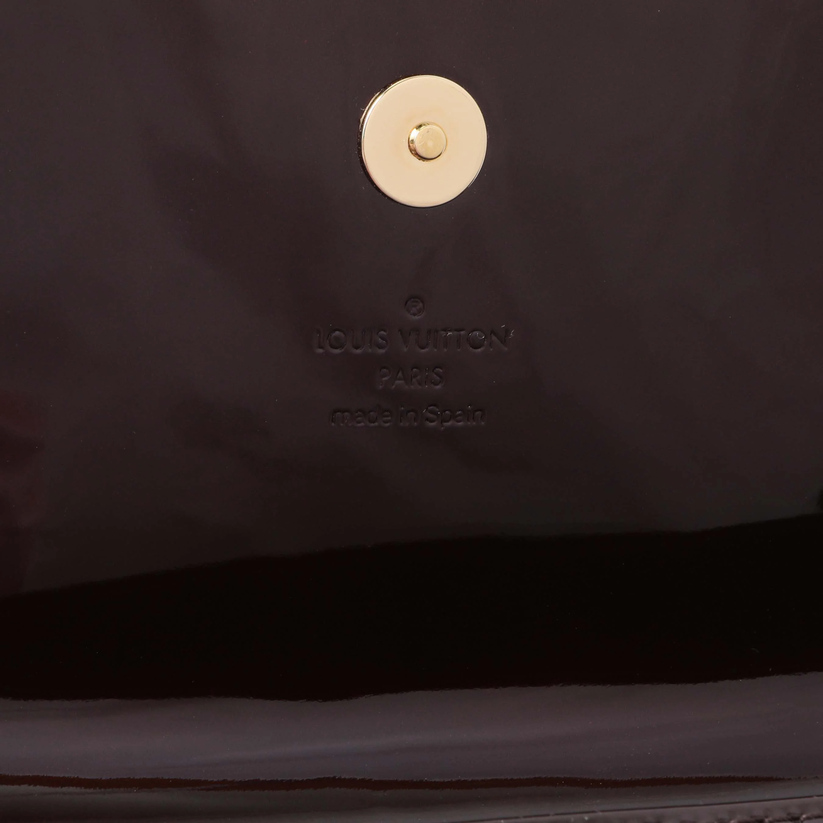 Louis Vuitton Amarante Patent Sobe Clutch - Image 5