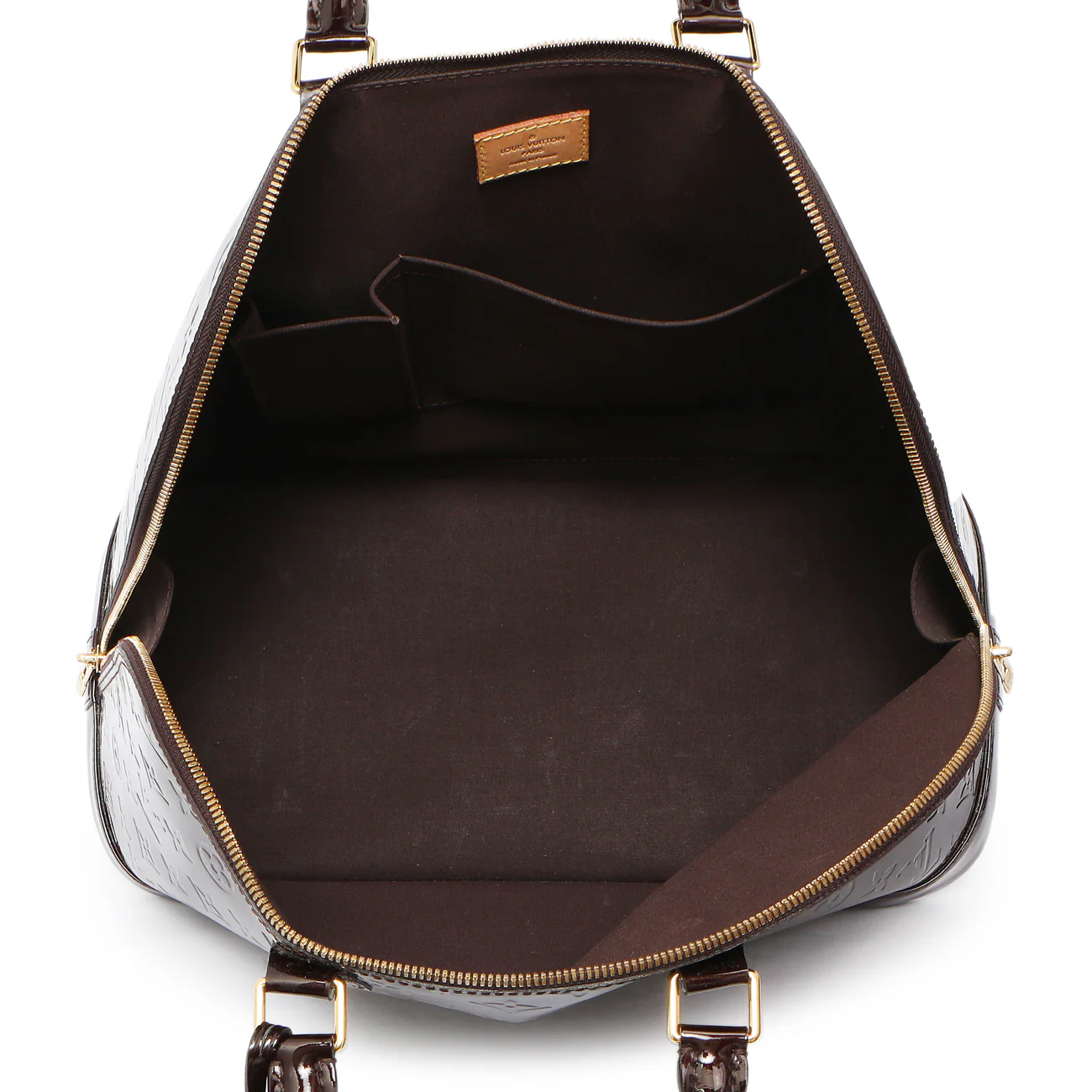 Louis Vuitton Amarante Vernis Alma GM - Image 8