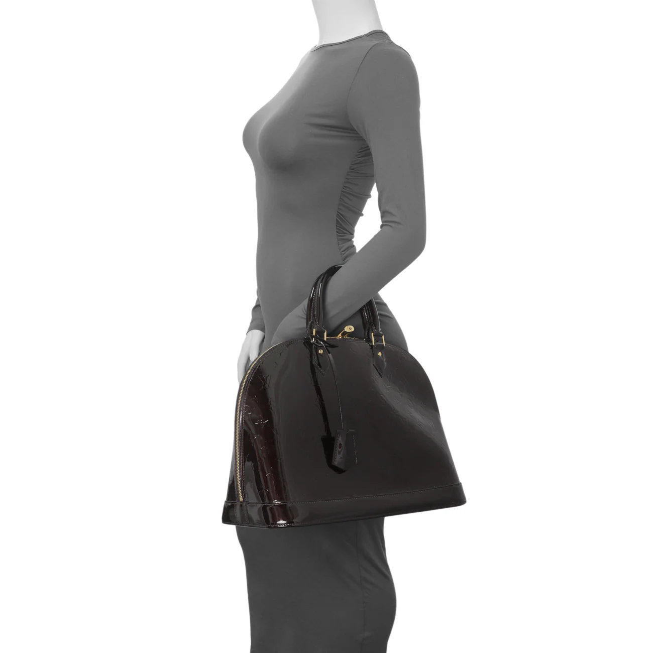 Louis Vuitton Amarante Vernis Alma GM - Image 11