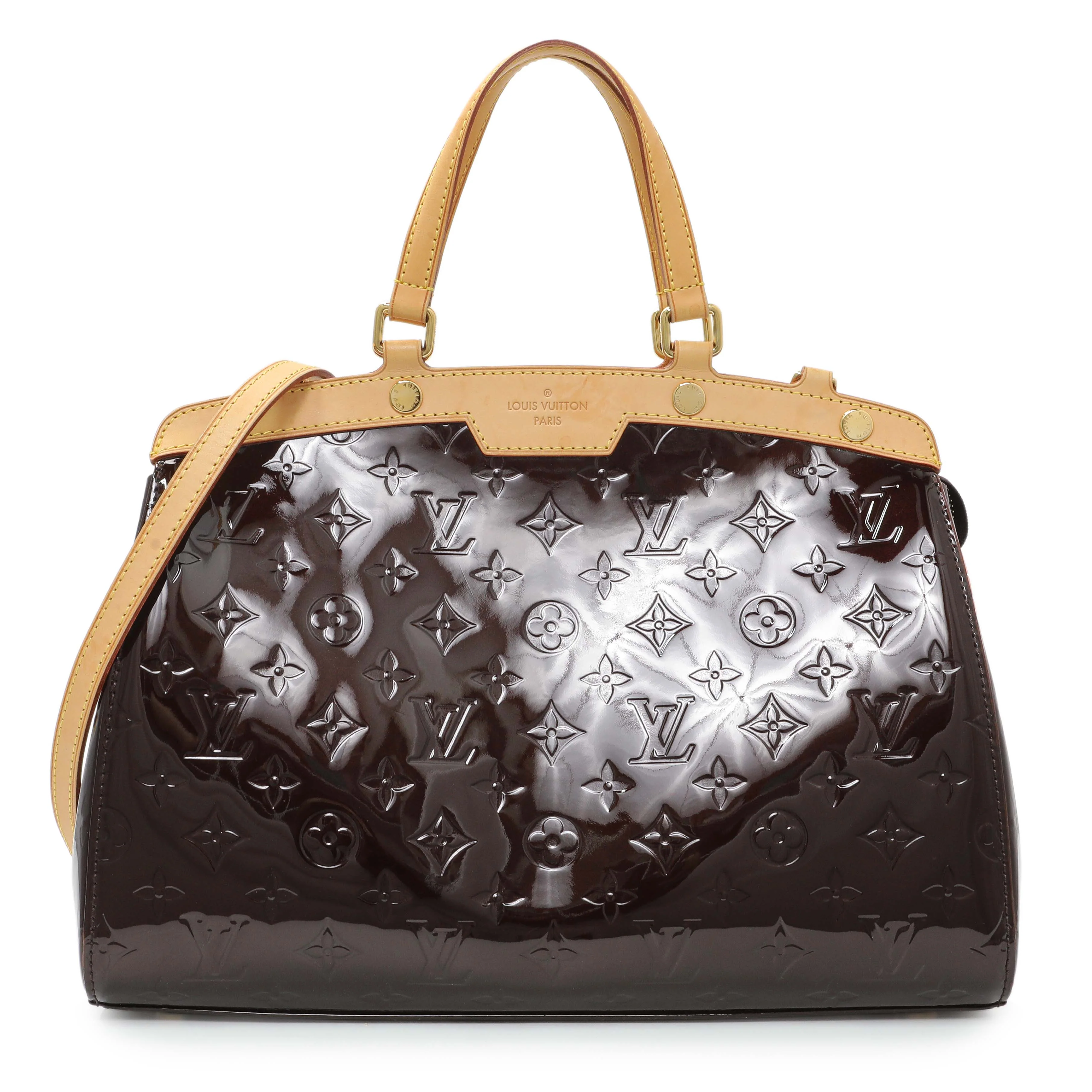 Louis Vuitton Amarante Vernis Brea MM
