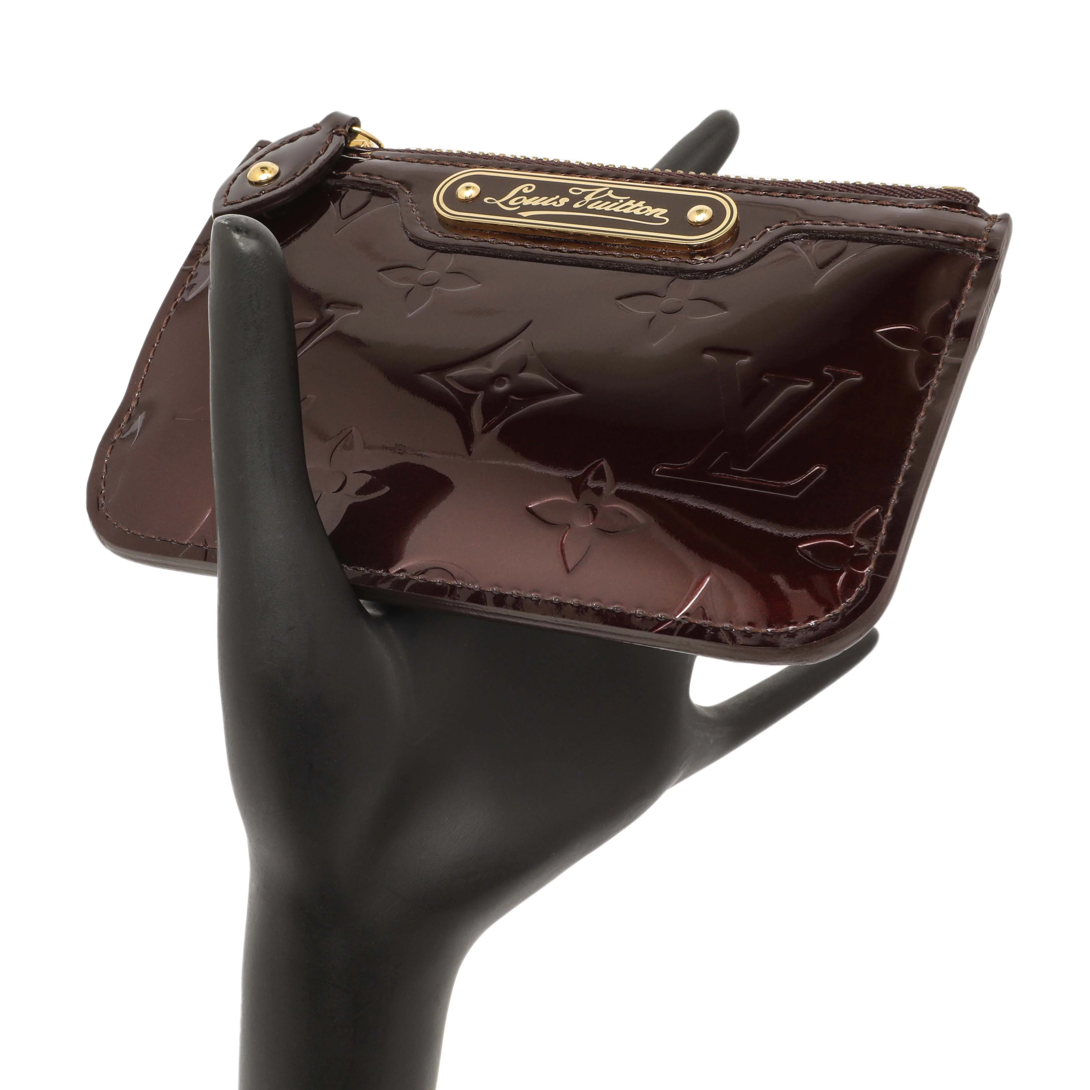 Louis Vuitton Amarante Vernis Key Pouch - Image 7