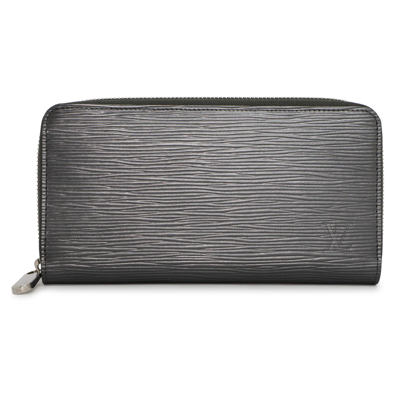 Louis Vuitton Anthracite Nacre Epi Zippy Wallet
