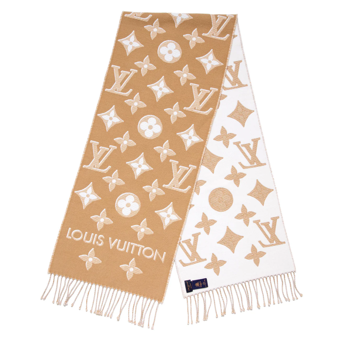Louis Vuitton Beige LV Essential Shine Scarf