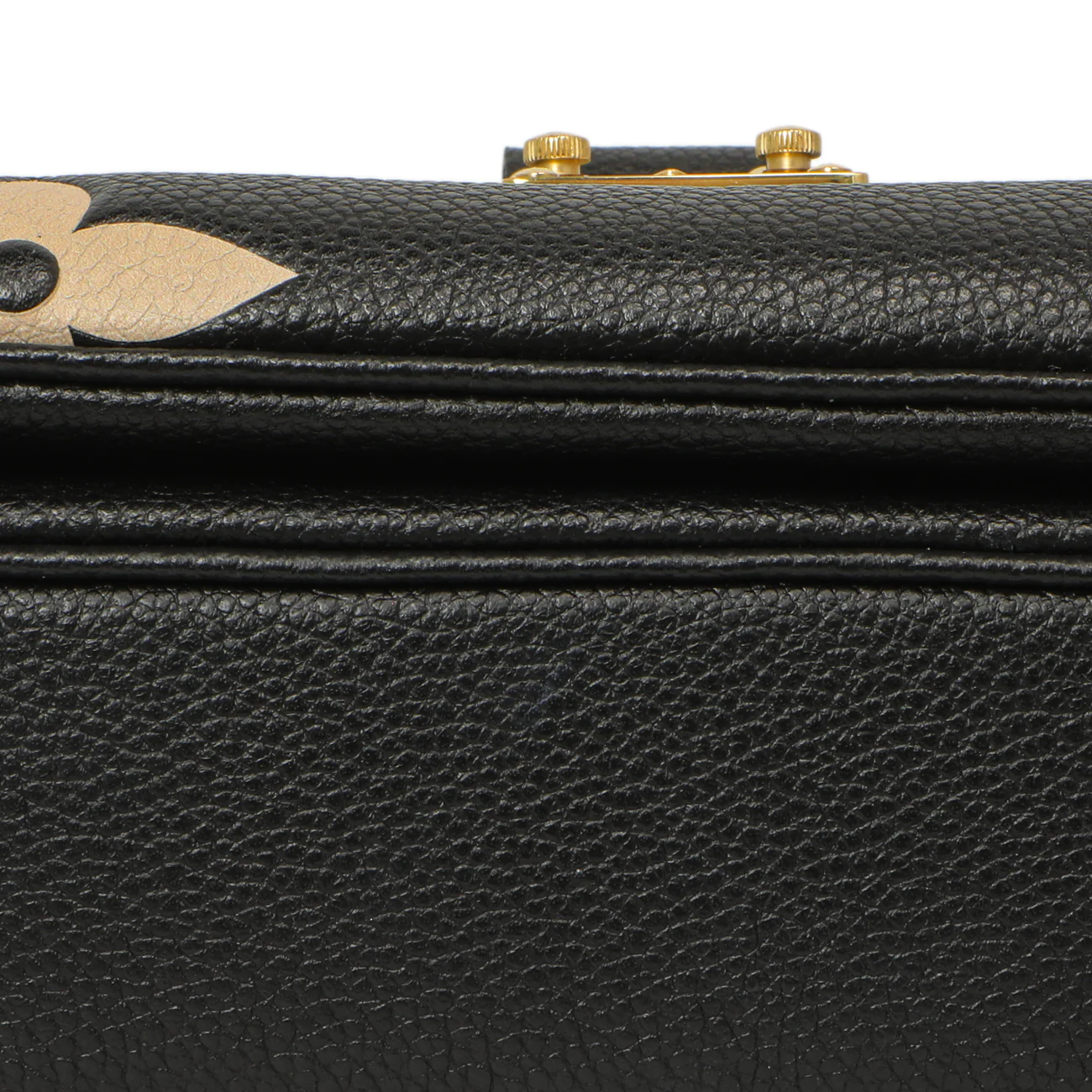 Louis Vuitton Black Beige Empreinte Giant Monogram Pochette Metis - Image 6