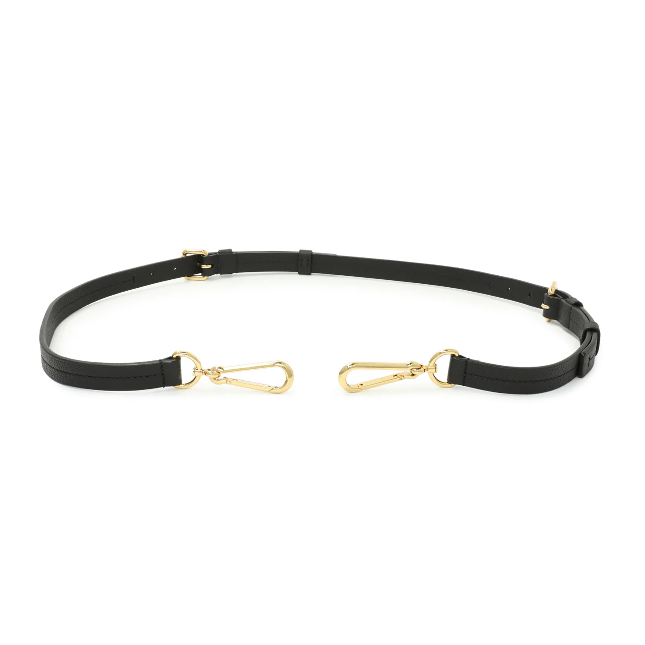 Louis Vuitton Black Calfskin 20mm Adjustable Shoulder Strap