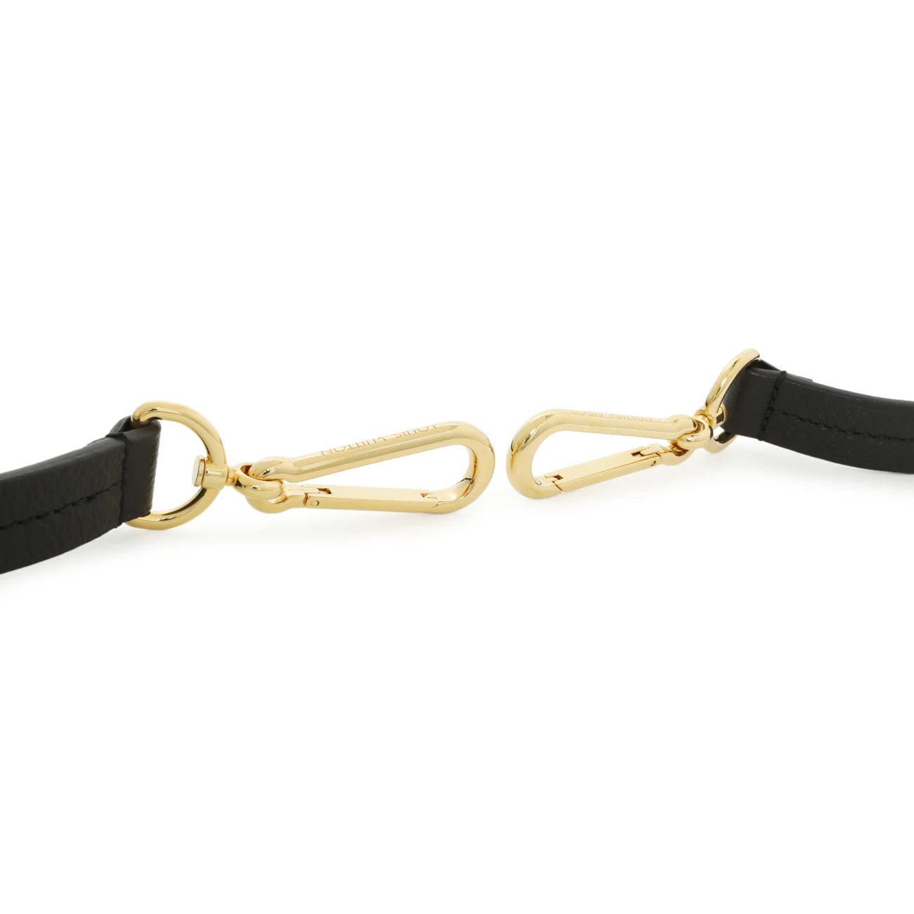 Louis Vuitton Black Calfskin 20mm Adjustable Shoulder Strap - Image 3