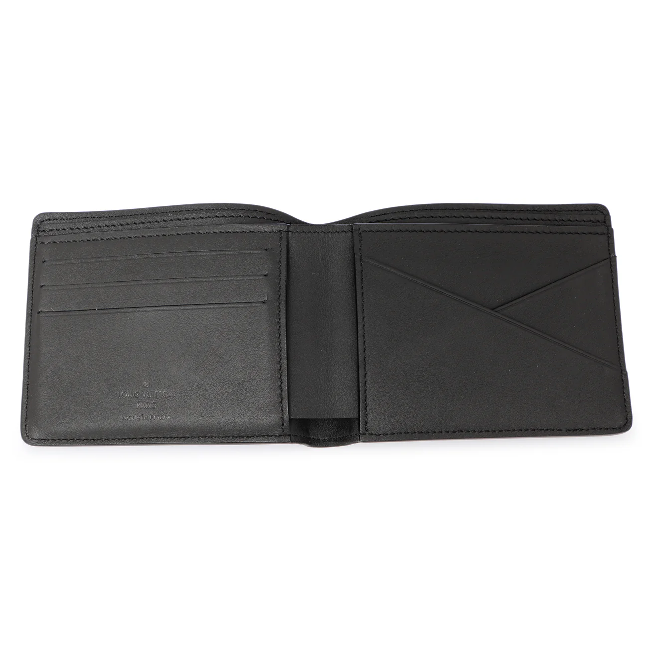 Louis Vuitton Black Calfskin Aerogram Multiple Wallet - Image 4