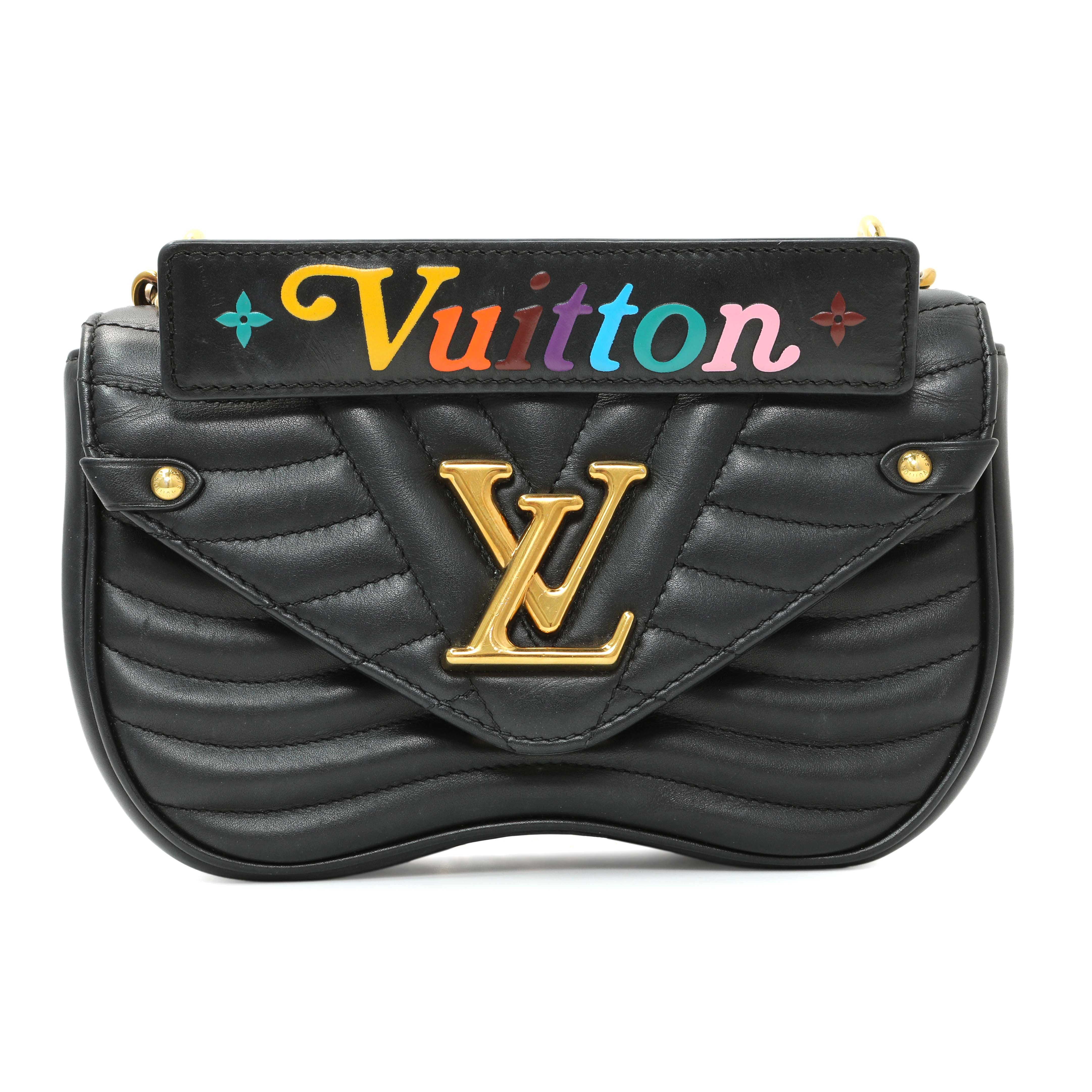 Louis Vuitton Black Calfskin New Wave Chain PM - Image 2
