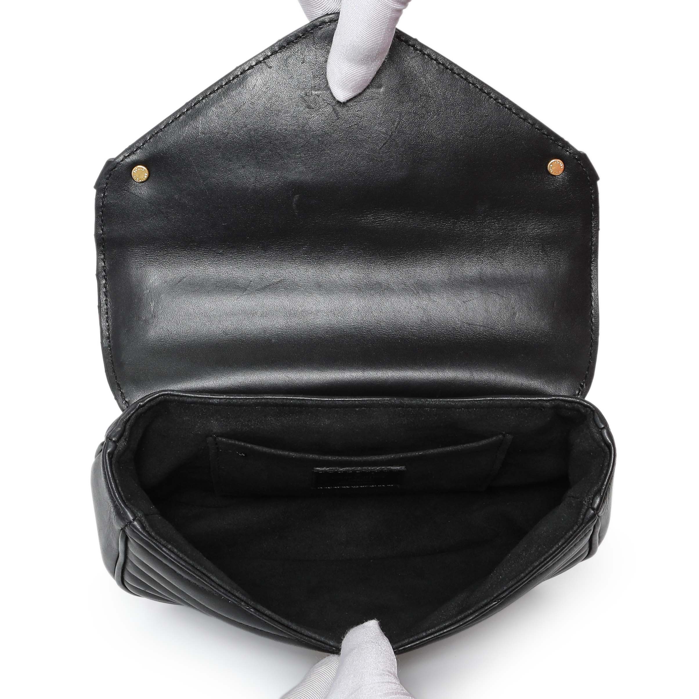 Louis Vuitton Black Calfskin New Wave Chain PM - Image 5