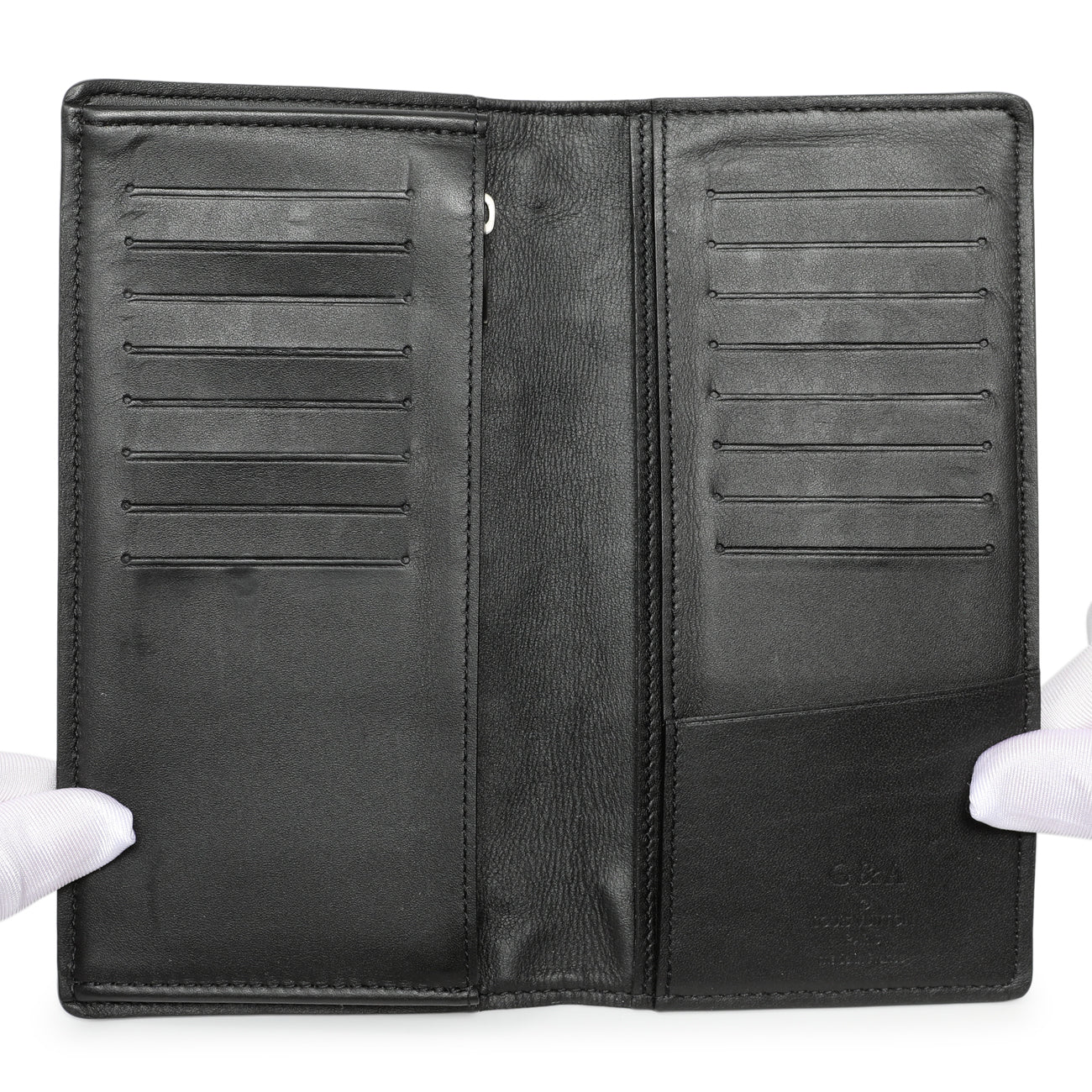 Louis Vuitton Black Damier Infini Brazza Wallet - Image 4