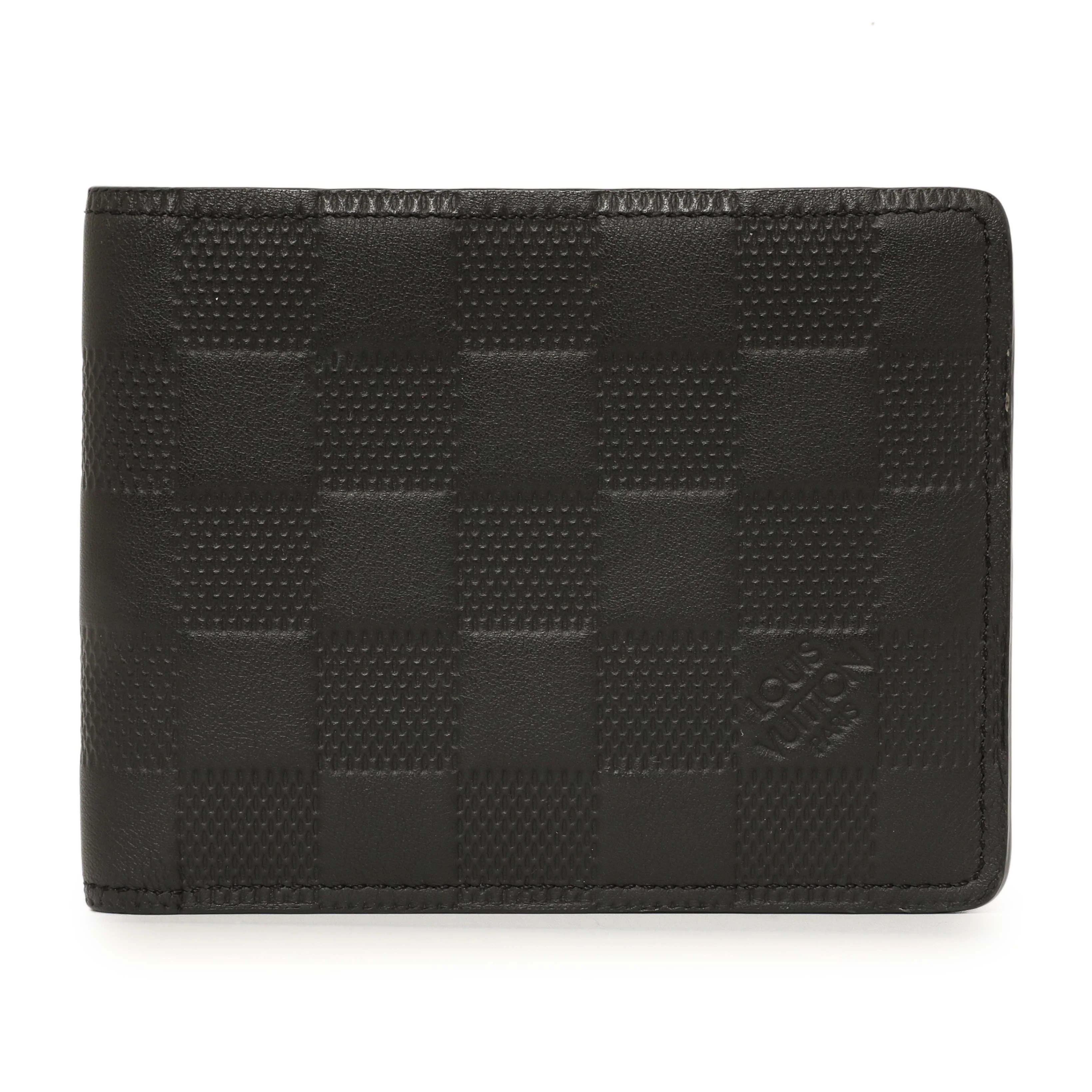 Louis Vuitton Black Damier Infini Slender Wallet